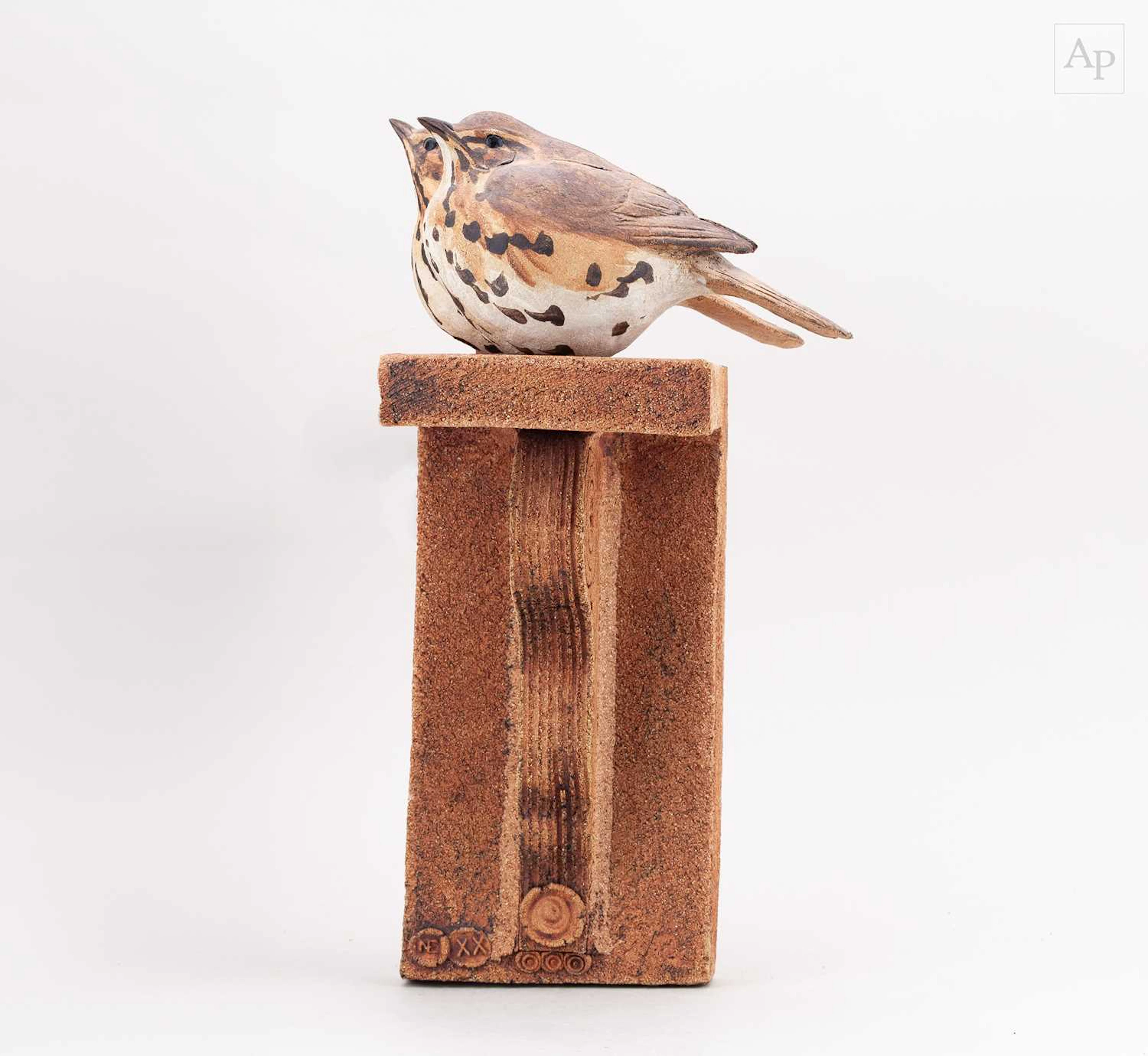 SIMON GRIFFITHS (born 1971); a pair of stoneware...
