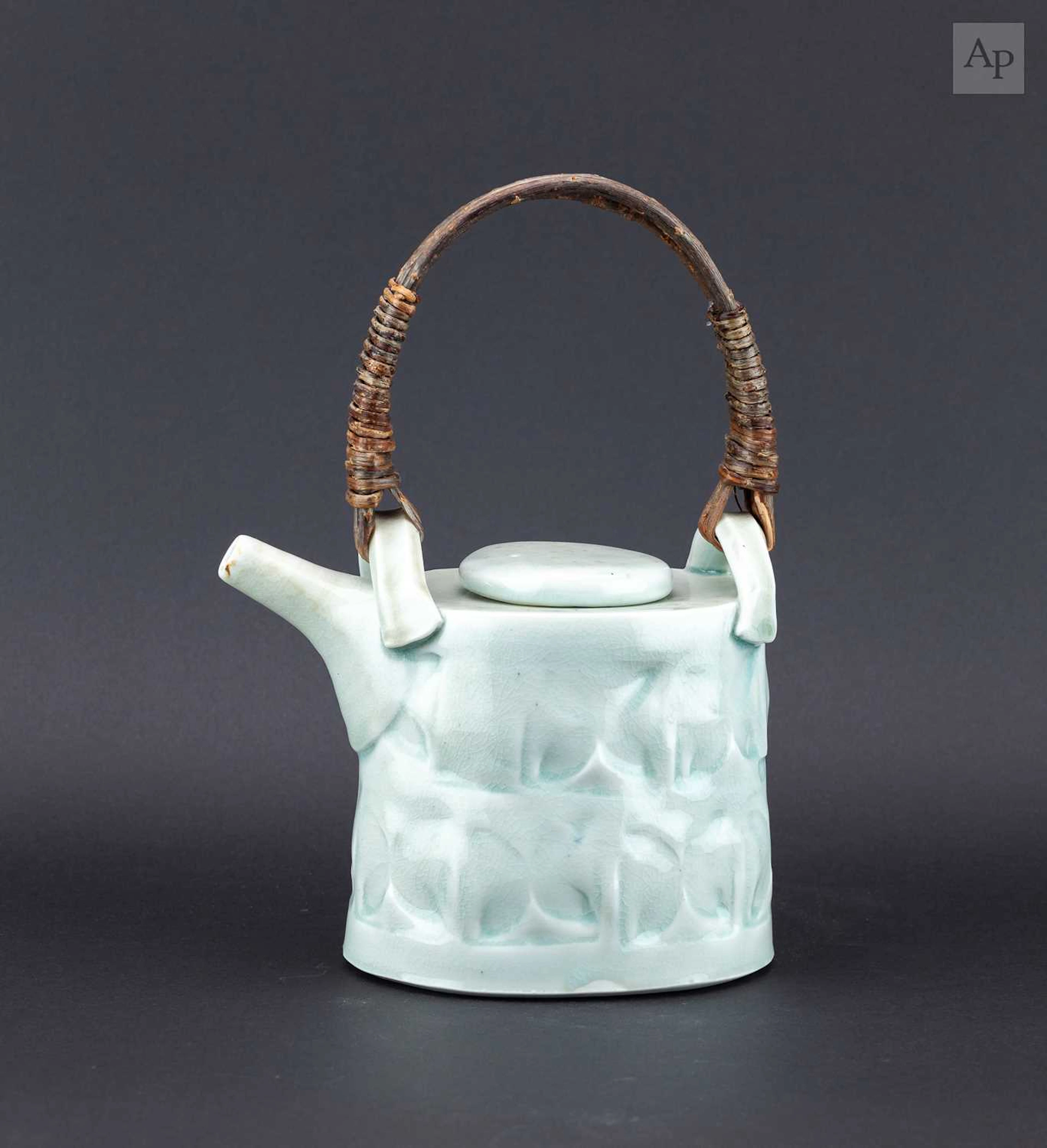 ANNE METTE HJORTSHØJ (born 1973); a porcelain teapot with...