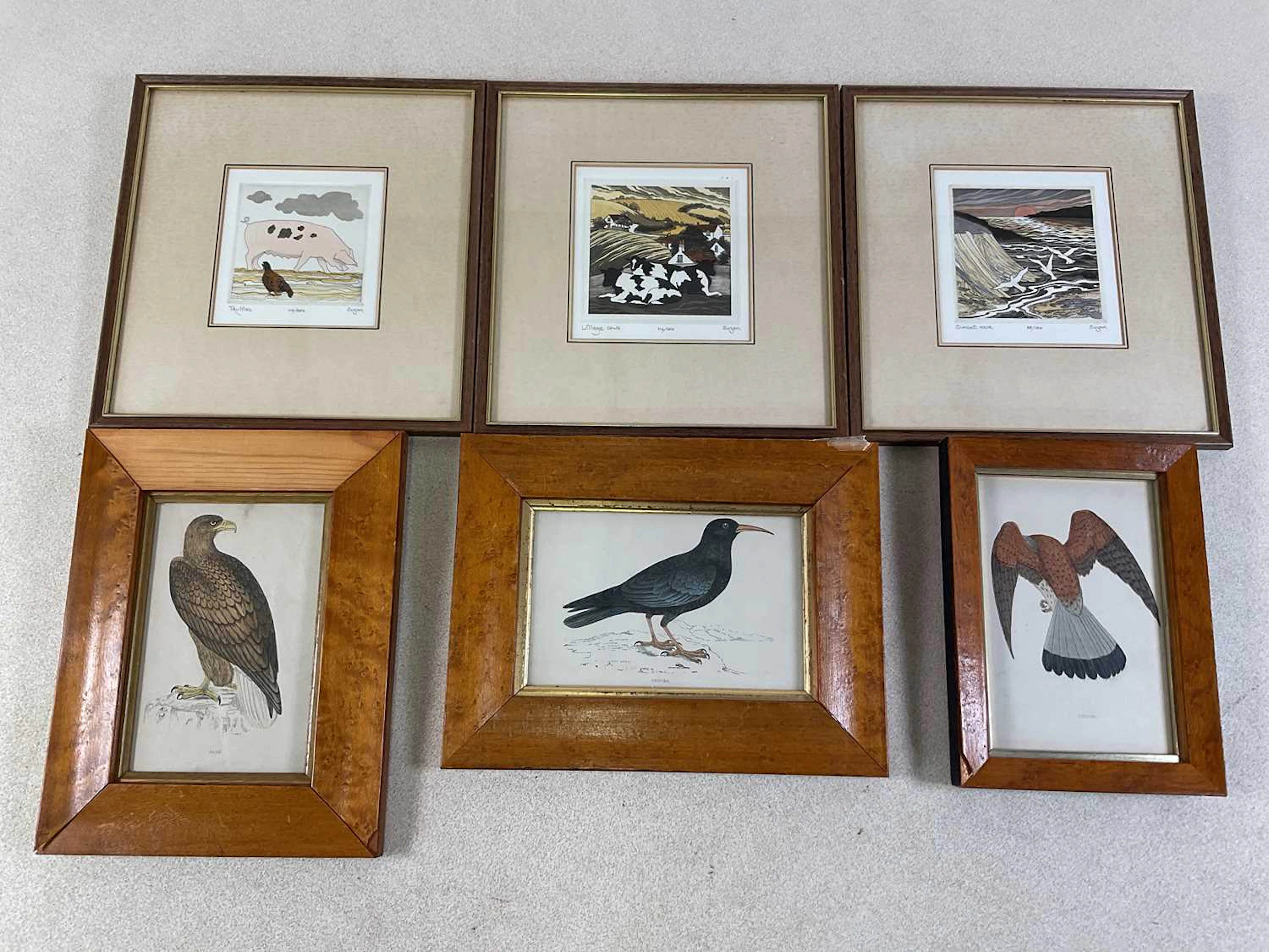 Six various prints