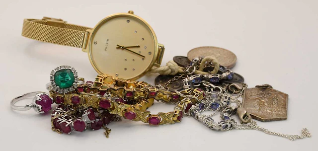 Various items of silver and coloured stone jewellery including rings