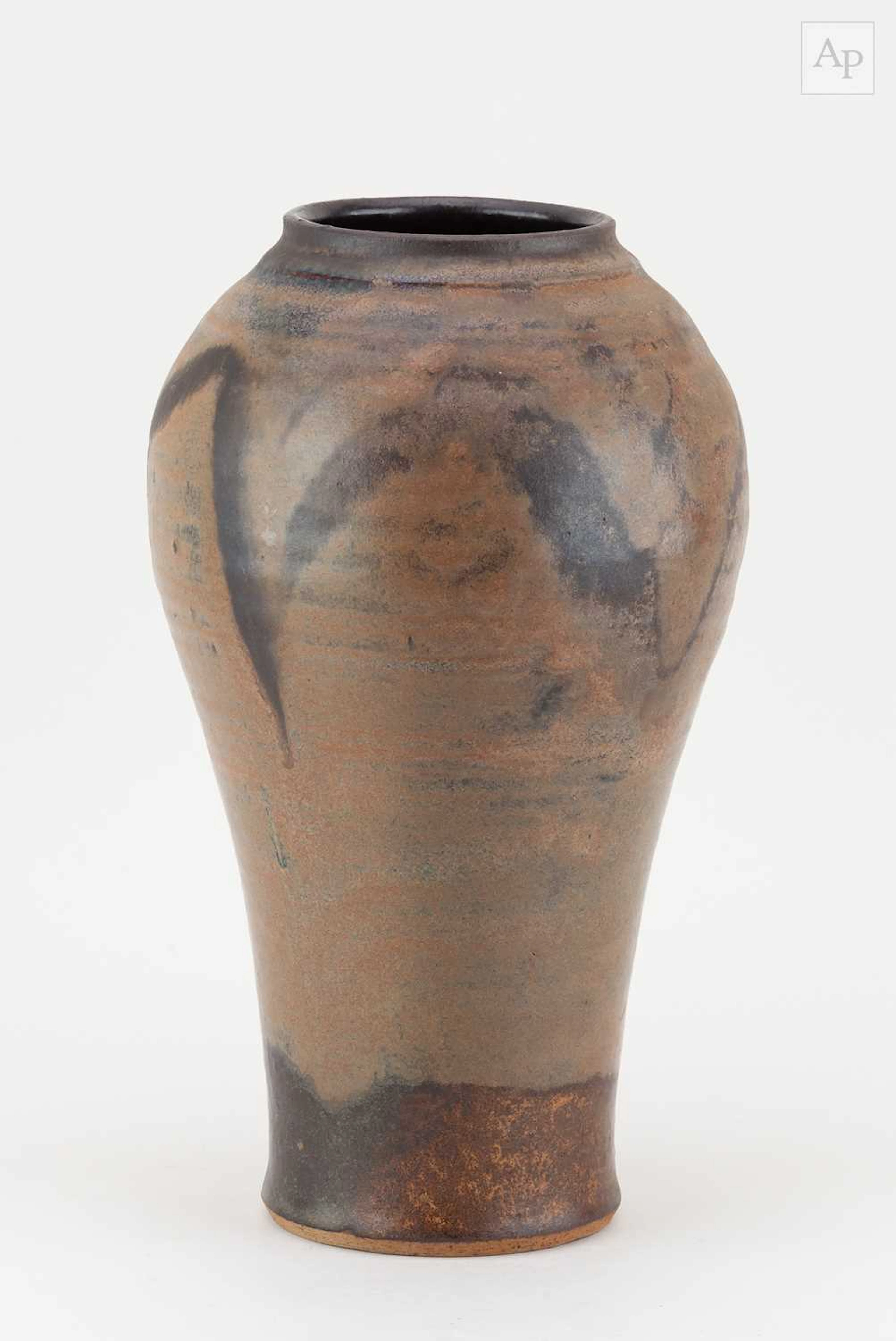 ABDO NAGI (1941-2001); a bulbous stoneware vessel covered...