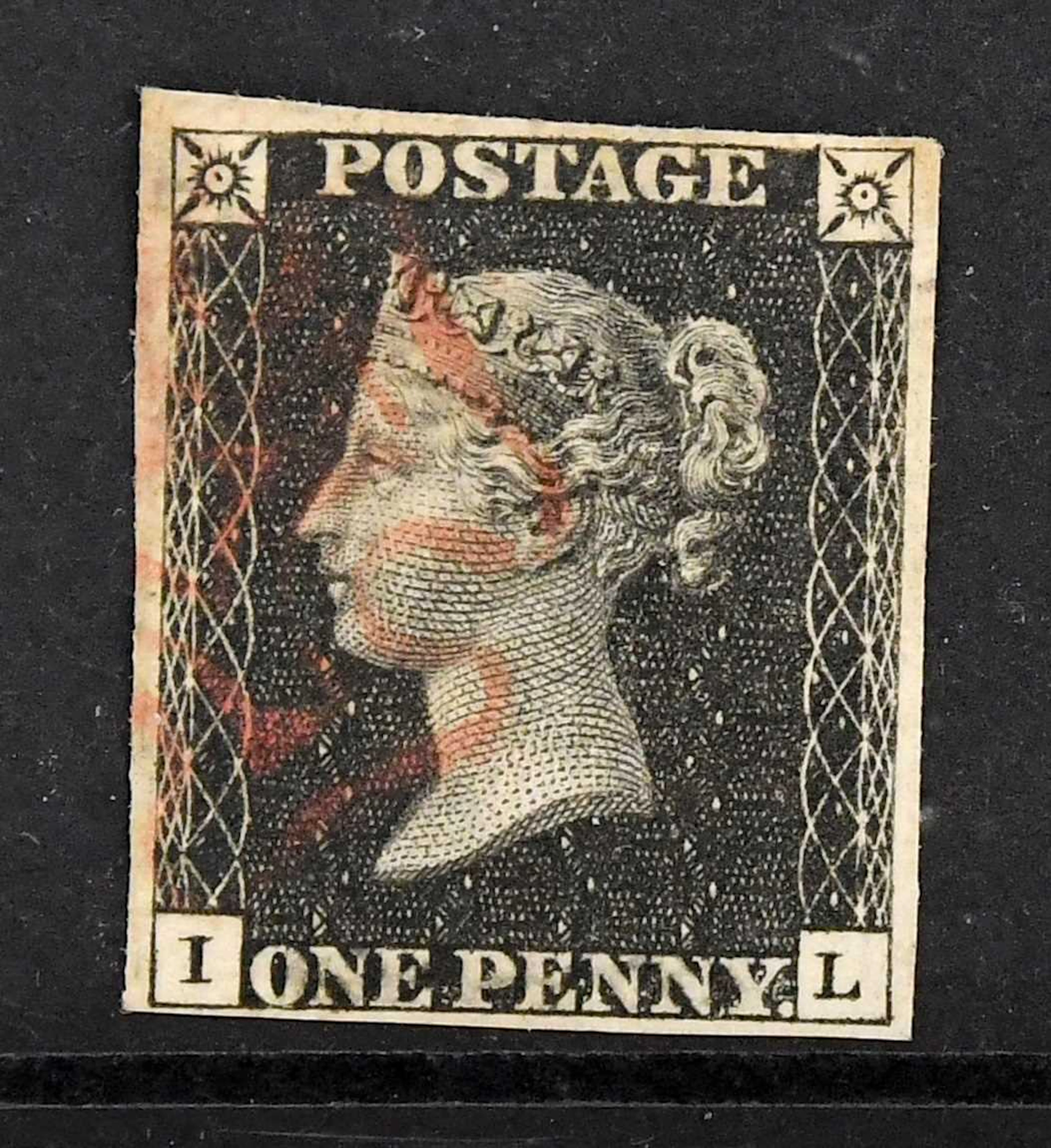 GREAT BRITAIN; 1840 1d black