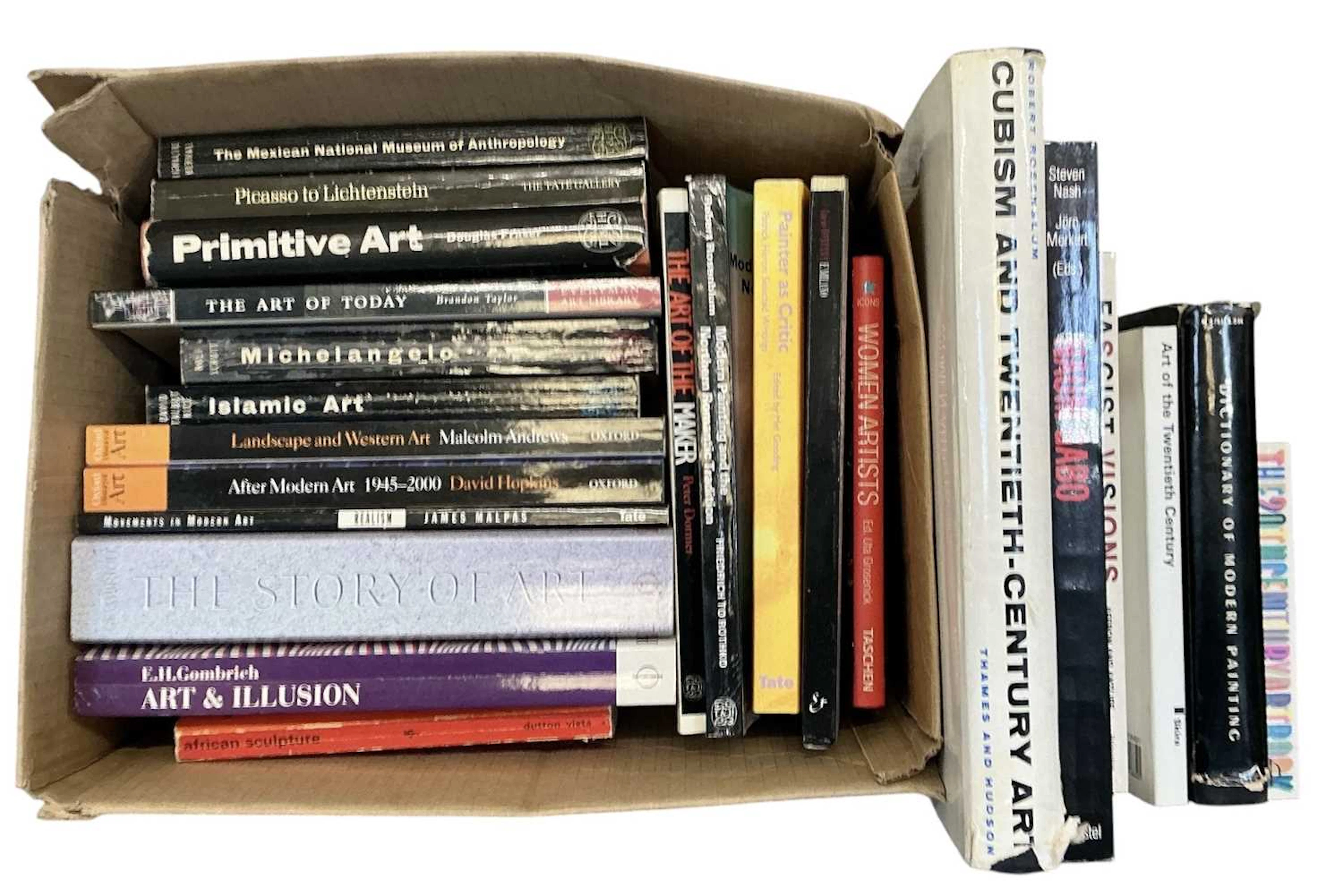 A group of twenty-two art reference books