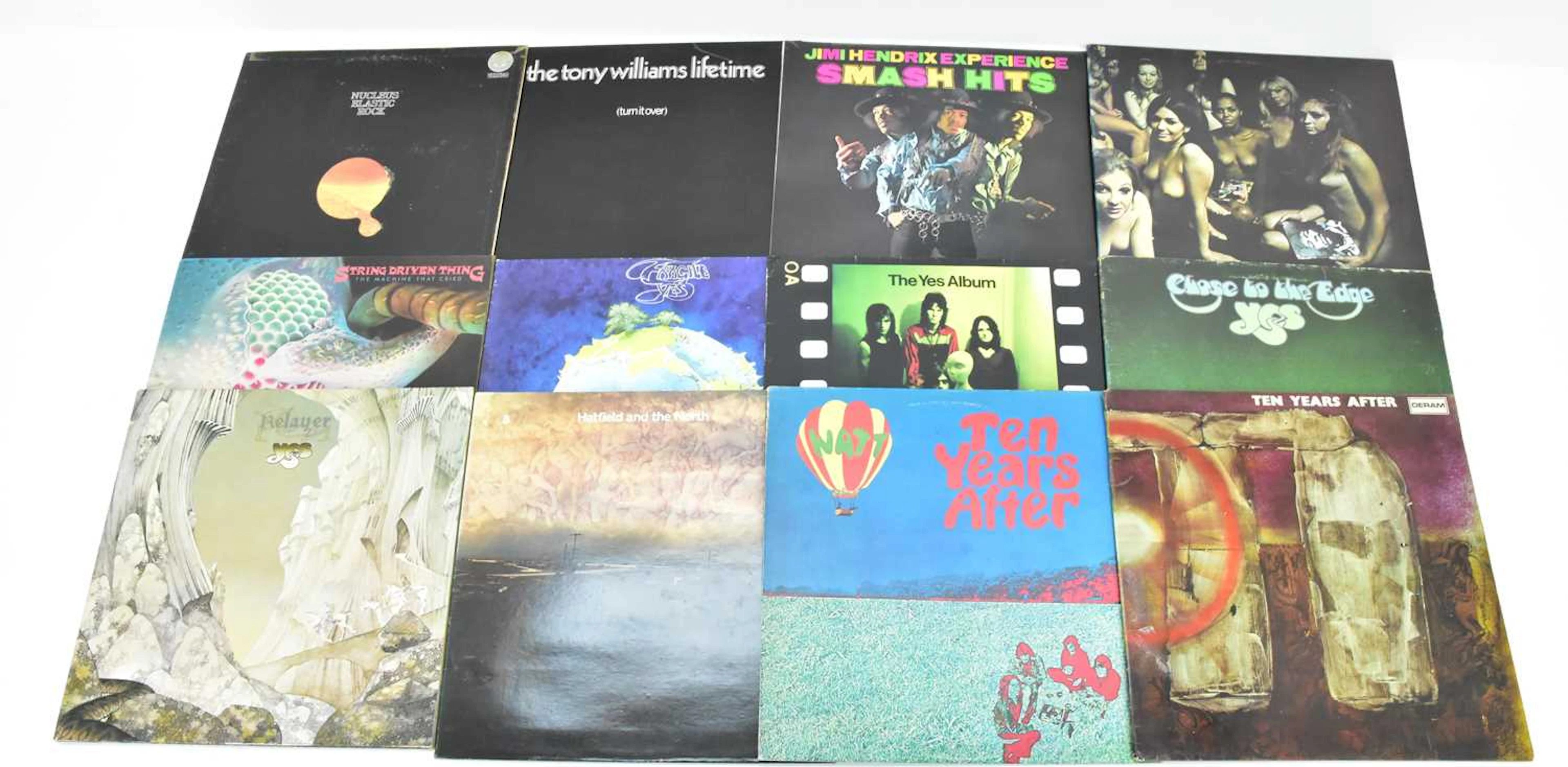ROCK; twelve LPs including self-titled on Virgin