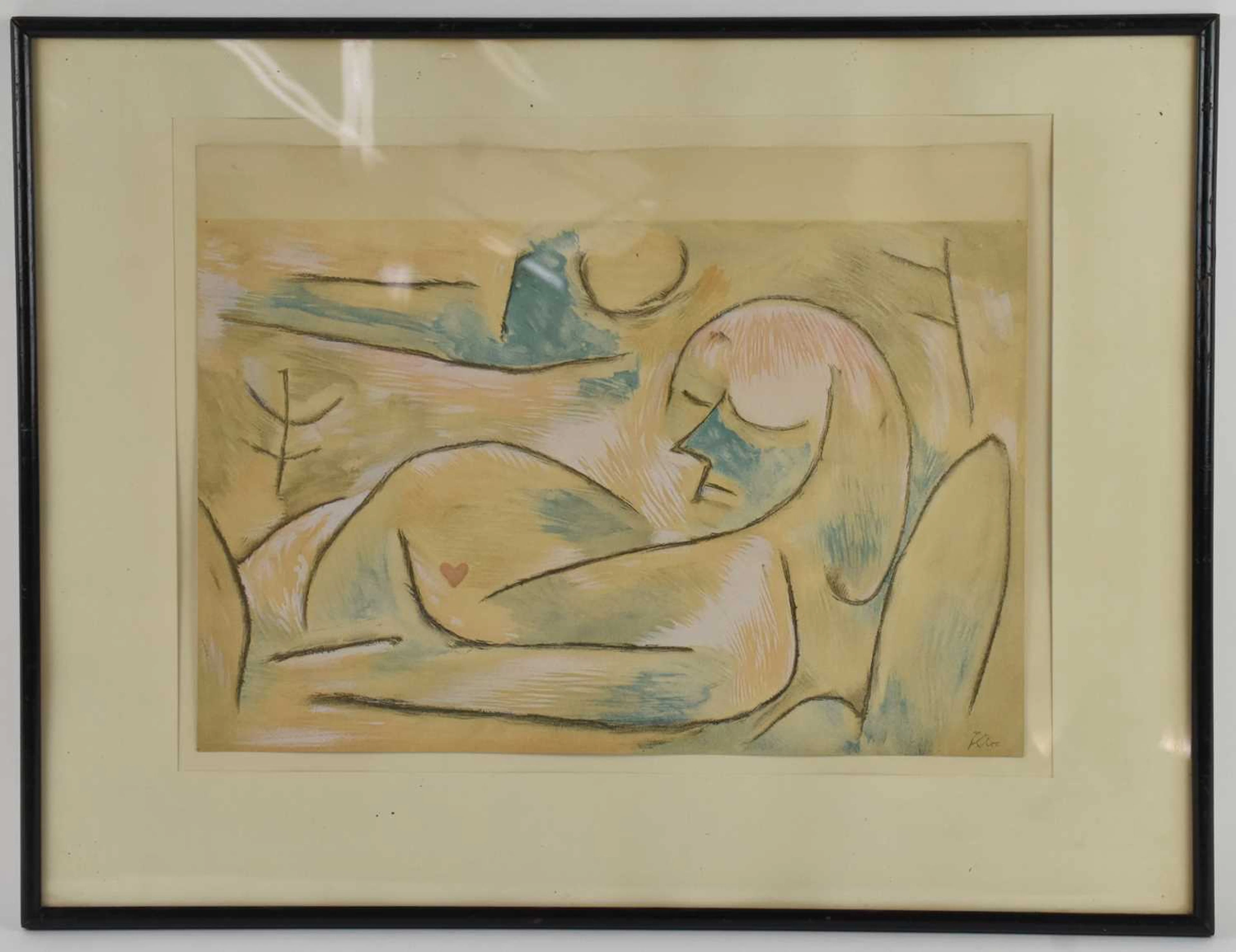 PAUL KLEE (1879-1940); an original colour lithograph