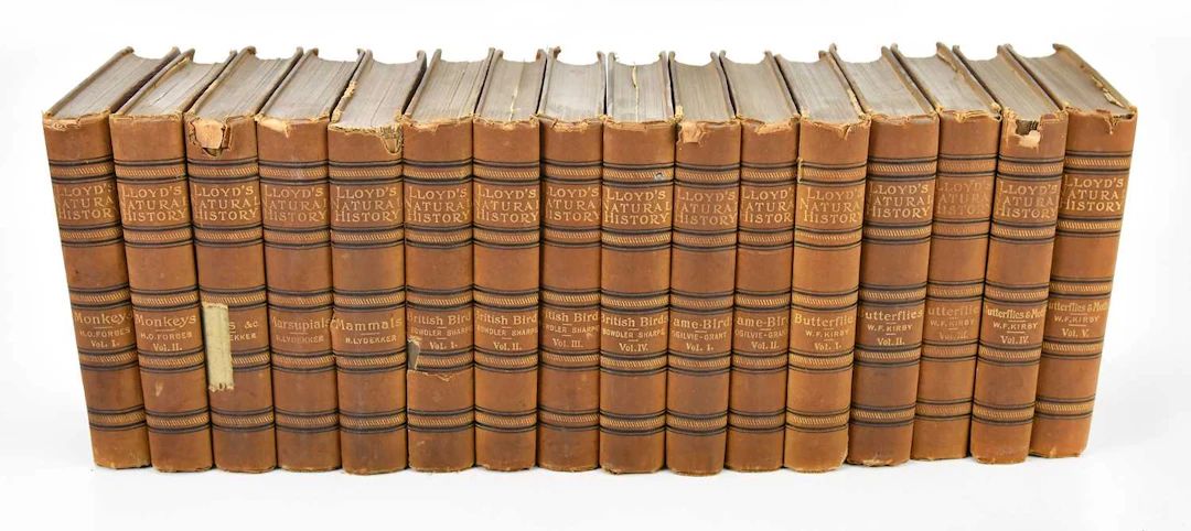 LLOYDS NATURAL HISTORY; 16 vols