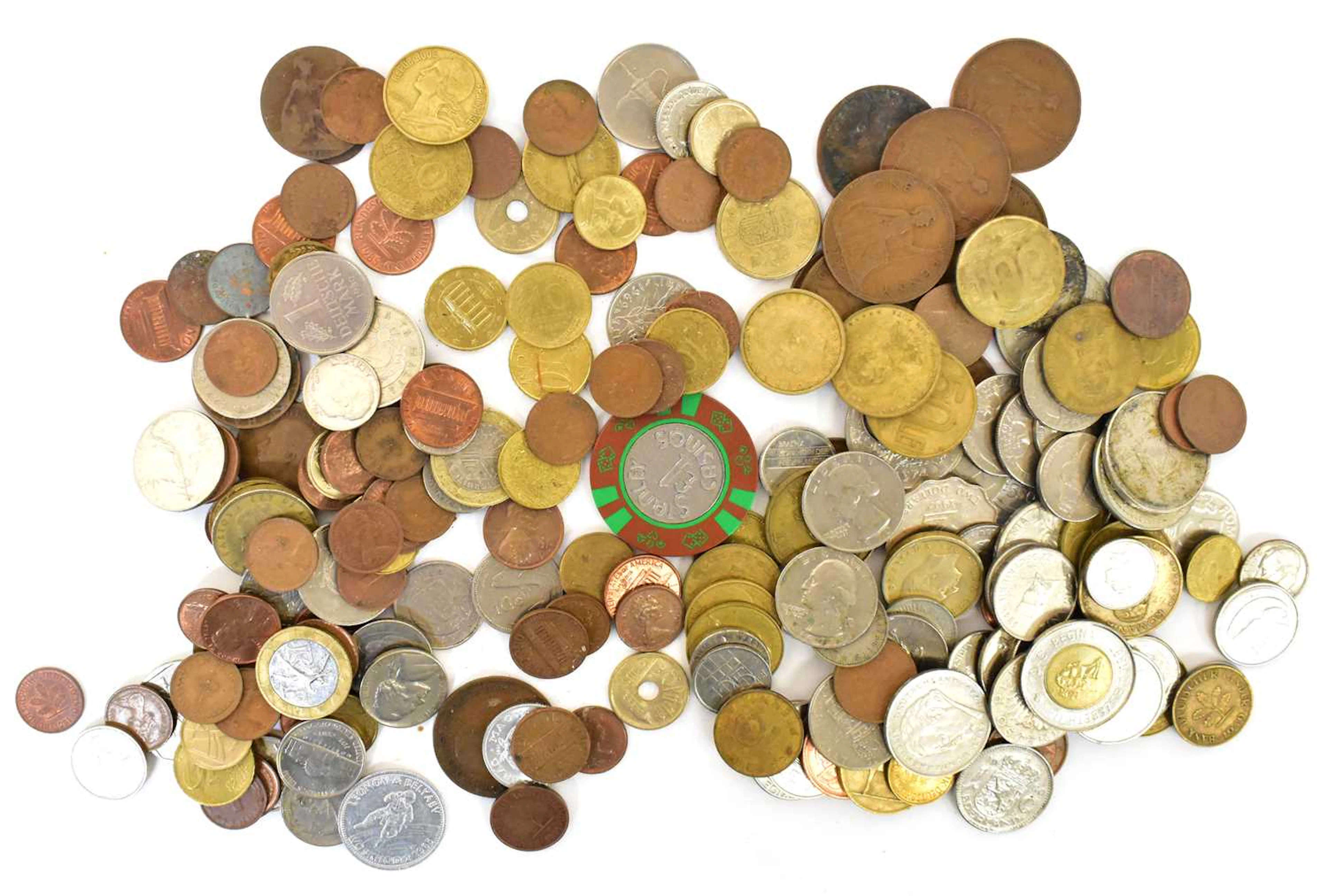 A large collection of UK pre-decimal pennies and half-pennies