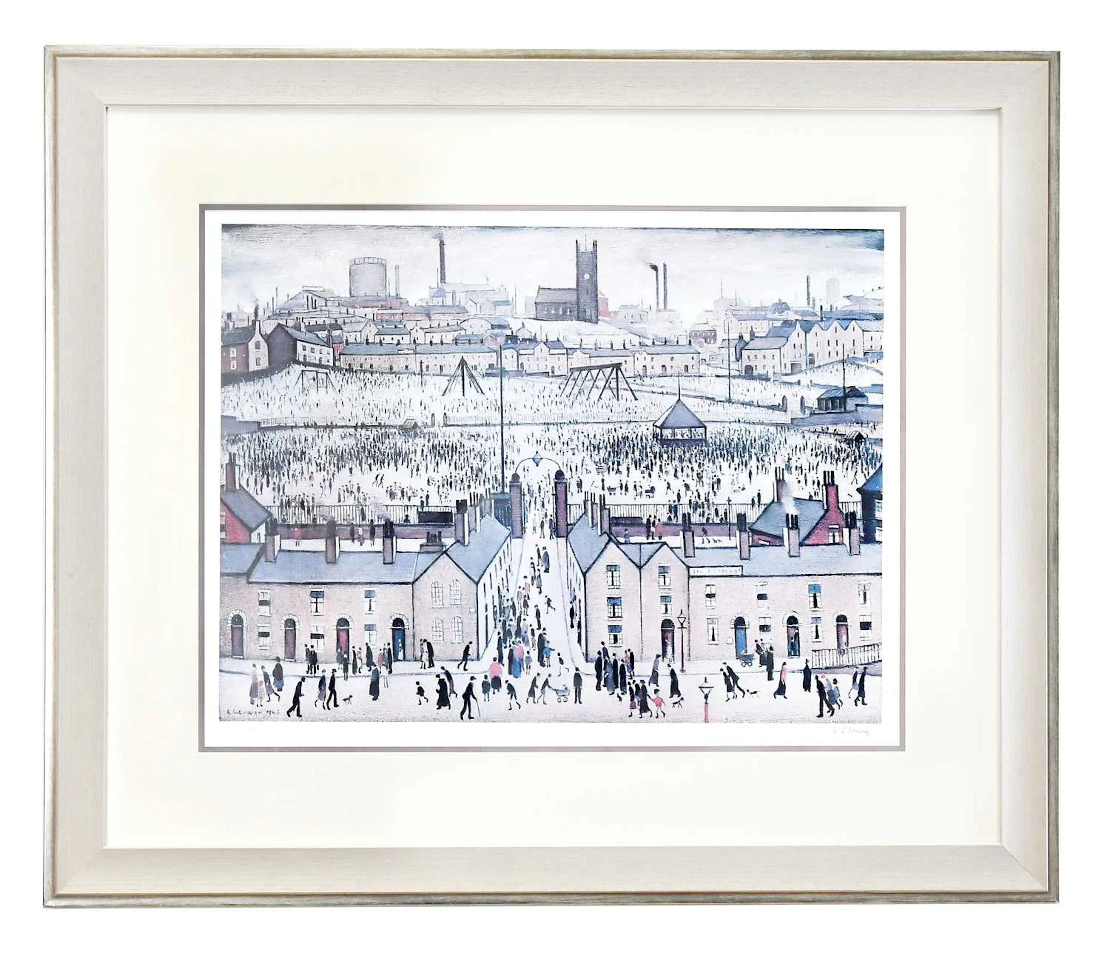 LAURENCE STEPHEN LOWRY RA RBA (1887-1976); pencil signed print