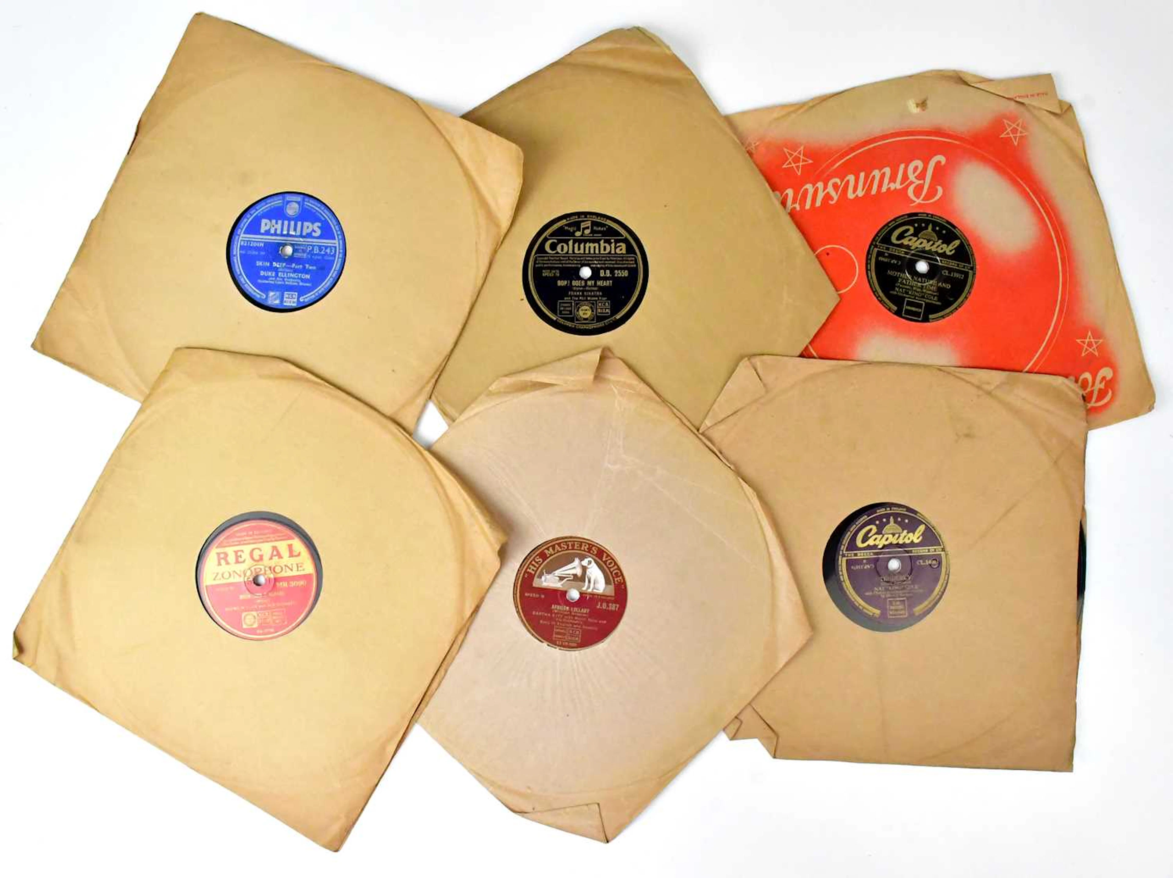 A collection of 78rpm records