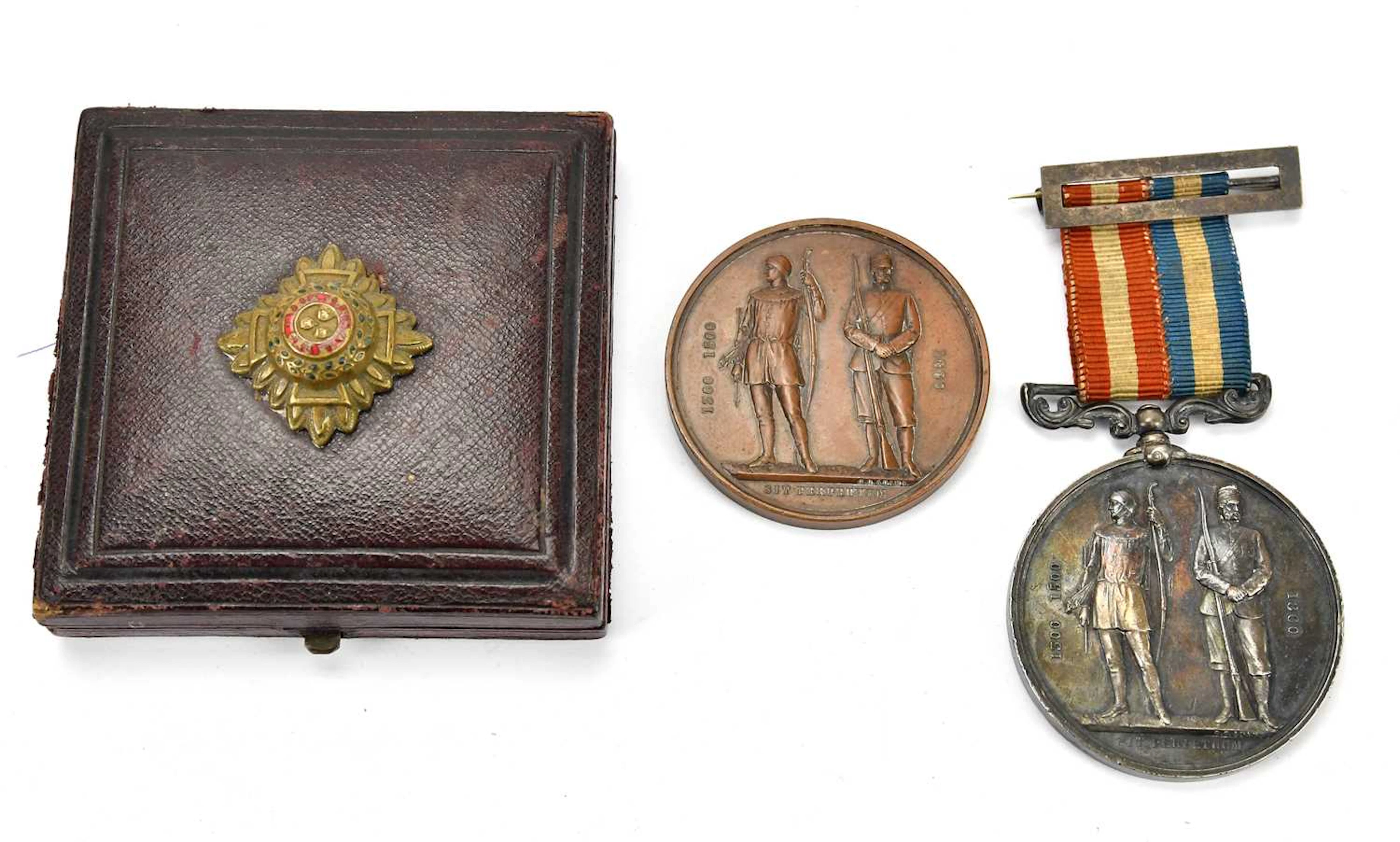 THE NATIONAL RIFLE ASSOCIATION; a cased silver medal