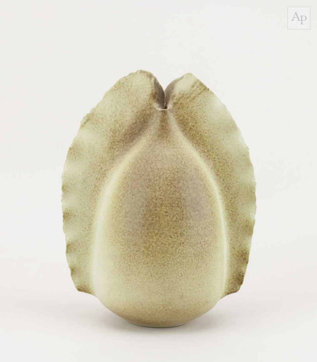 PETER LANE (born 1932); a porcelain bottle form with...