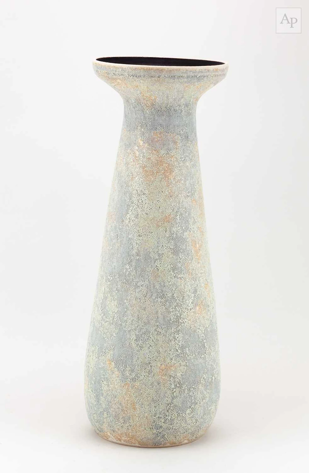 CHRIS CARTER (born 1945); a tall tapered stoneware bottle...