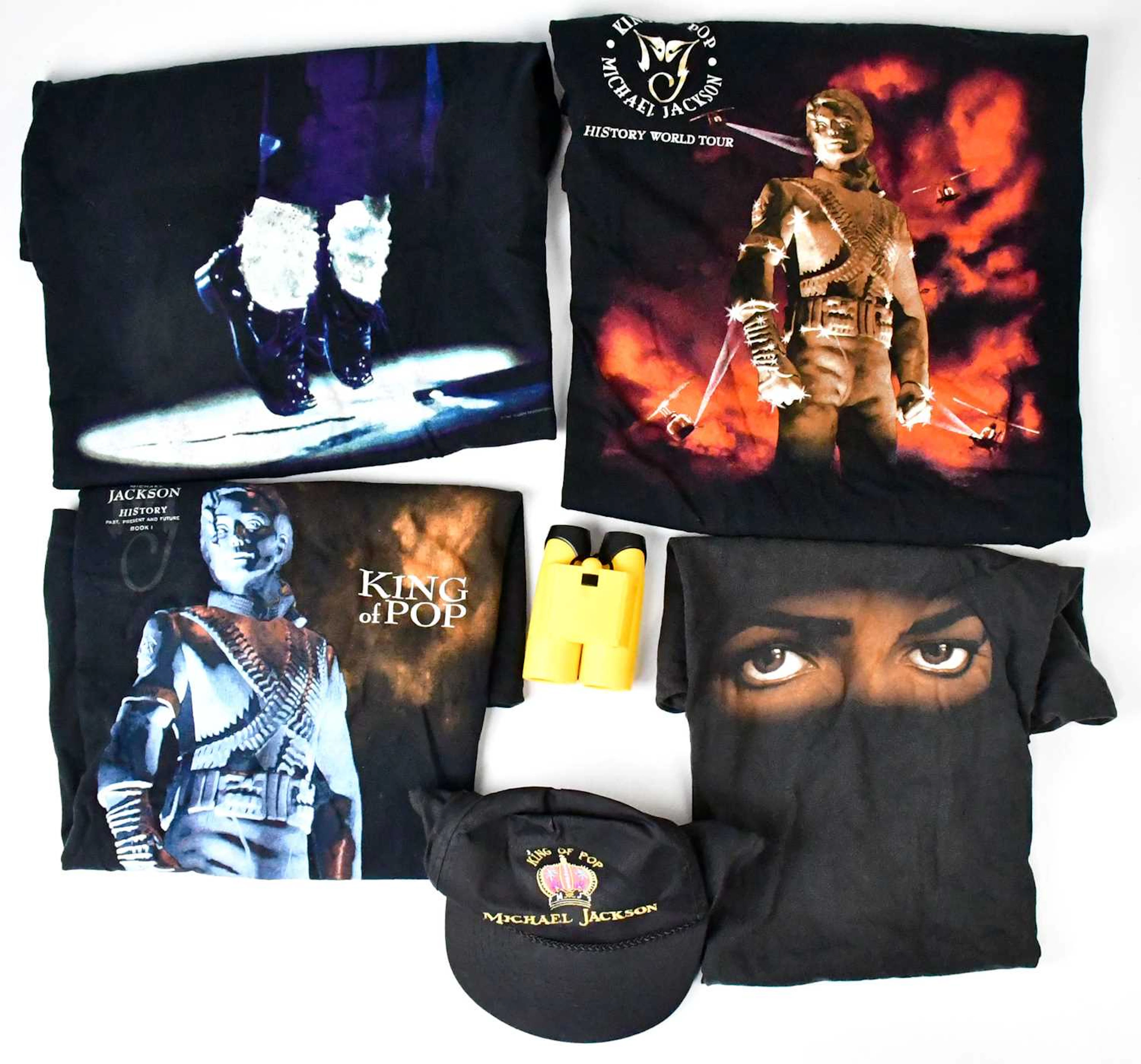 MICHAEL JACKSON; a collection of tour memorabilia