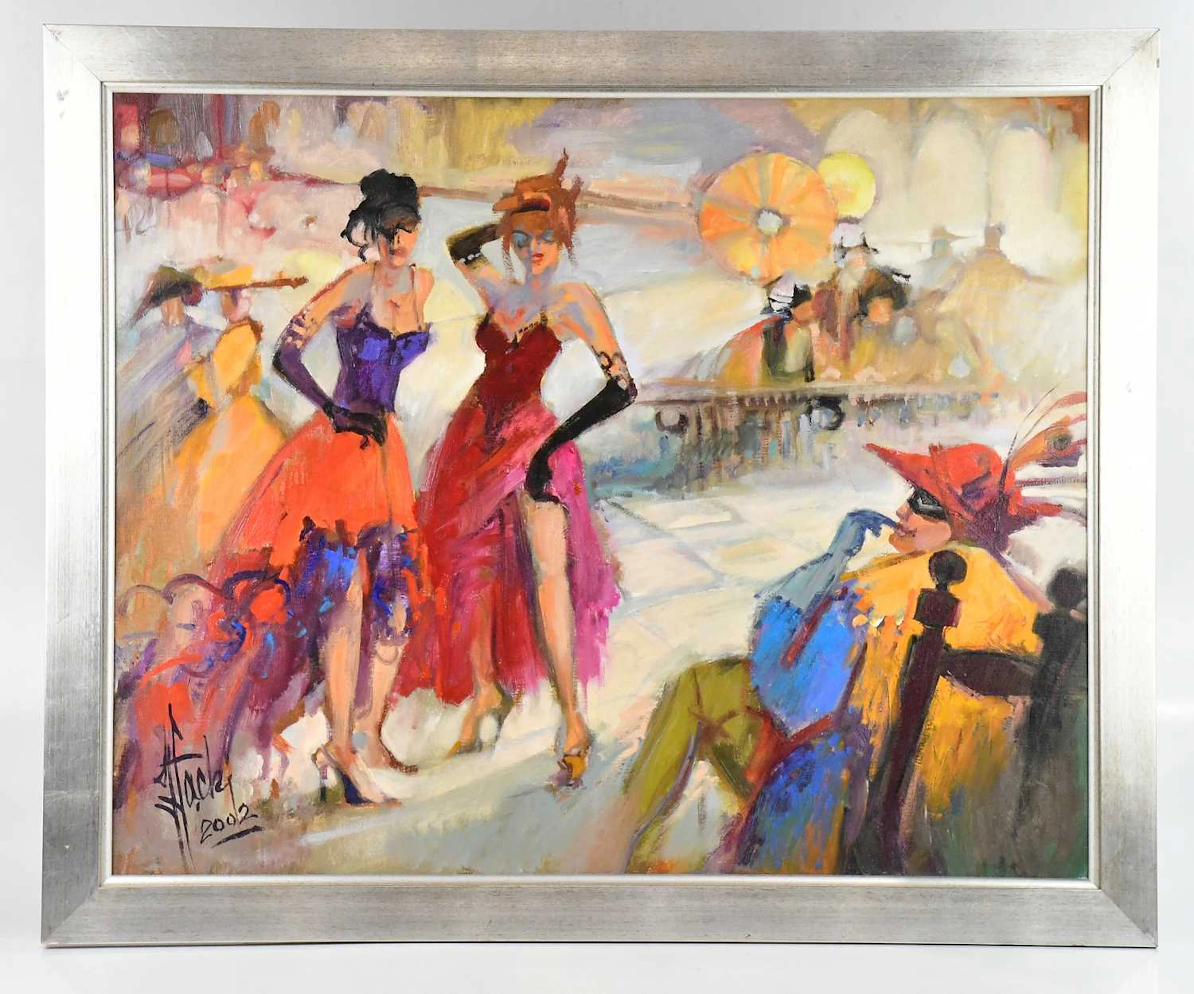 JÓZEF ŁĄCKI; oil on canvas