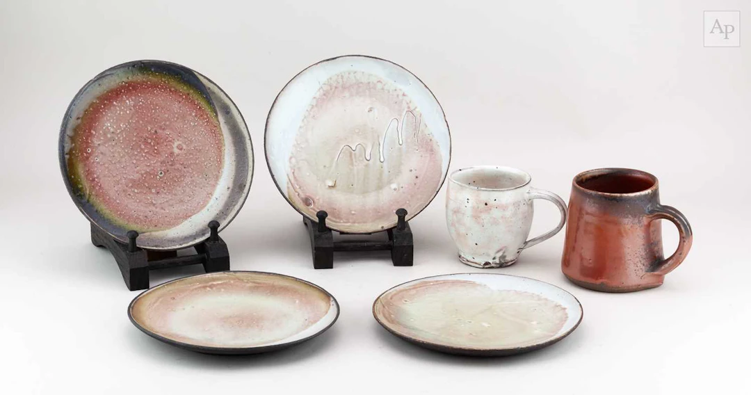 MARGARET CURTIS (born 1955); a quartet of stoneware side...
