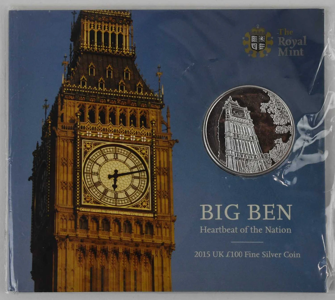 ROYAL MINT; an Elizabeth II 2015 UK £100 fine silver coin pack