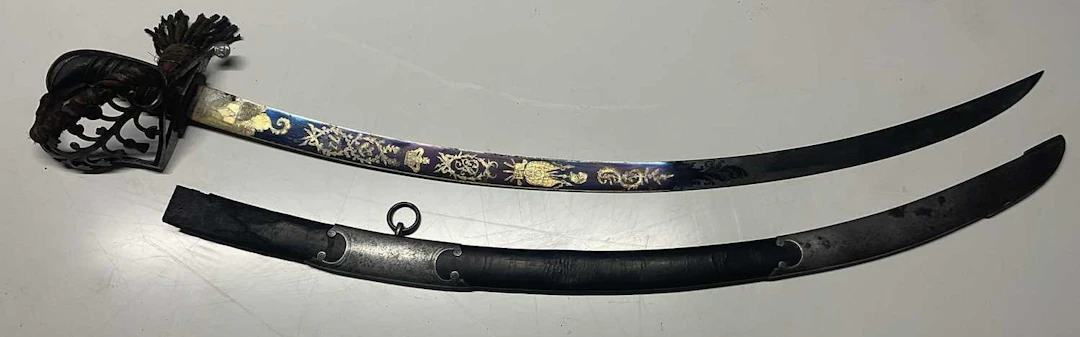An early 19th century Scottish light company officer's dress sword