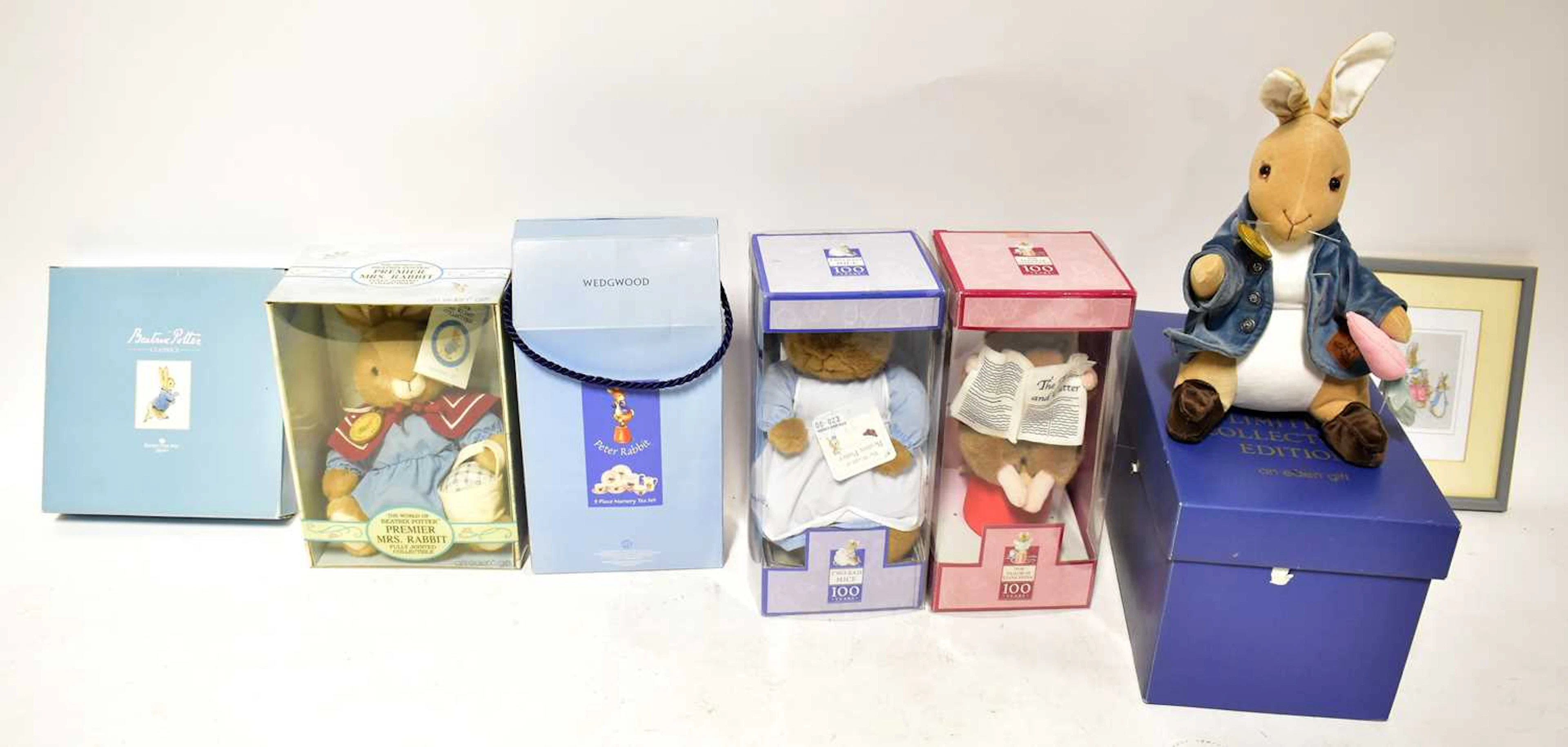 BEATRIX POTTER; various related soft toys and items