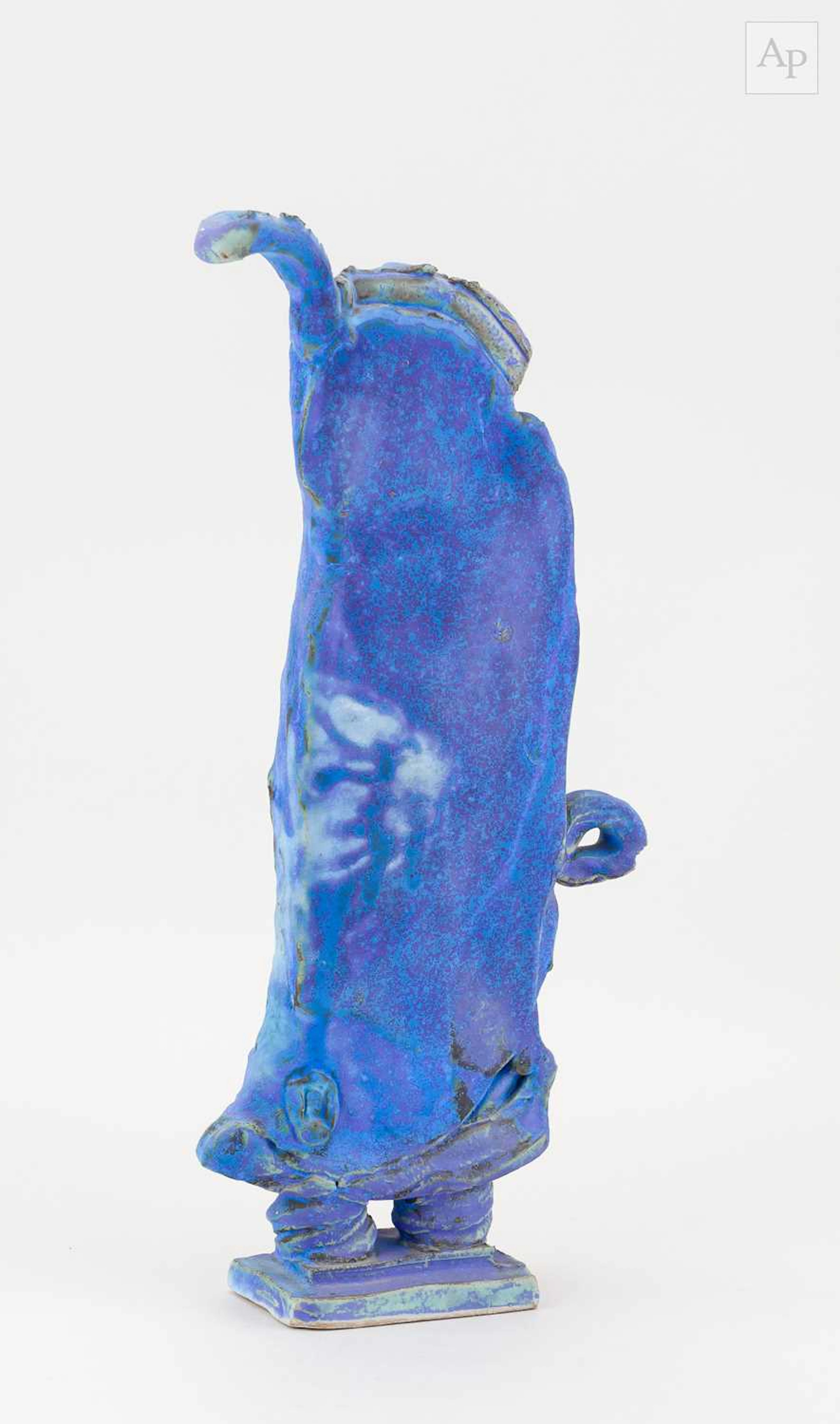 ASHLEY HOWARD (born 1963); a tall stoneware sculpture...