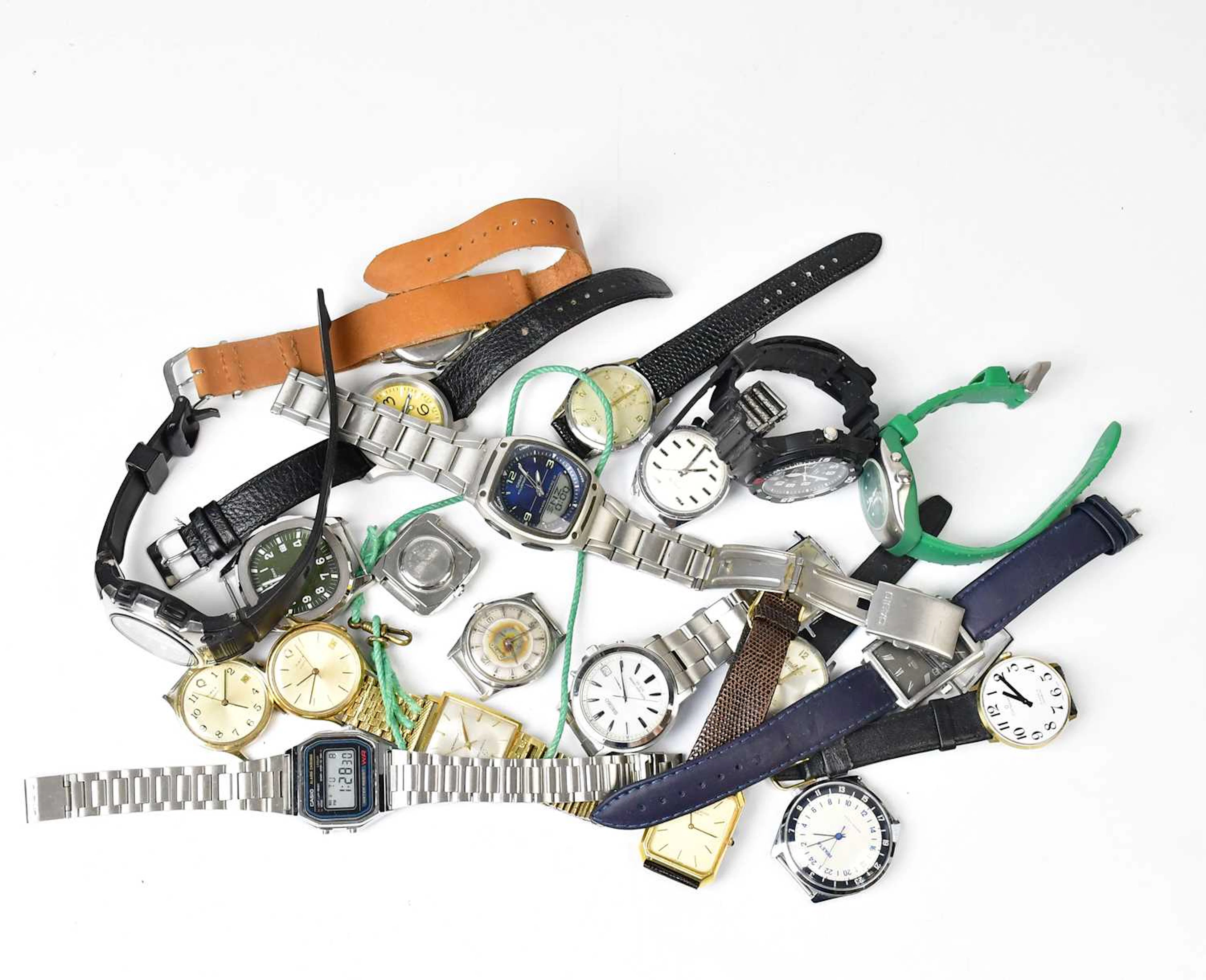 A collection of wristwatches