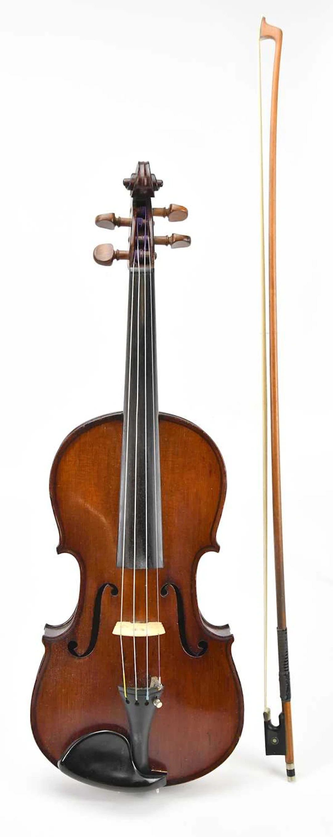 A full size German violin