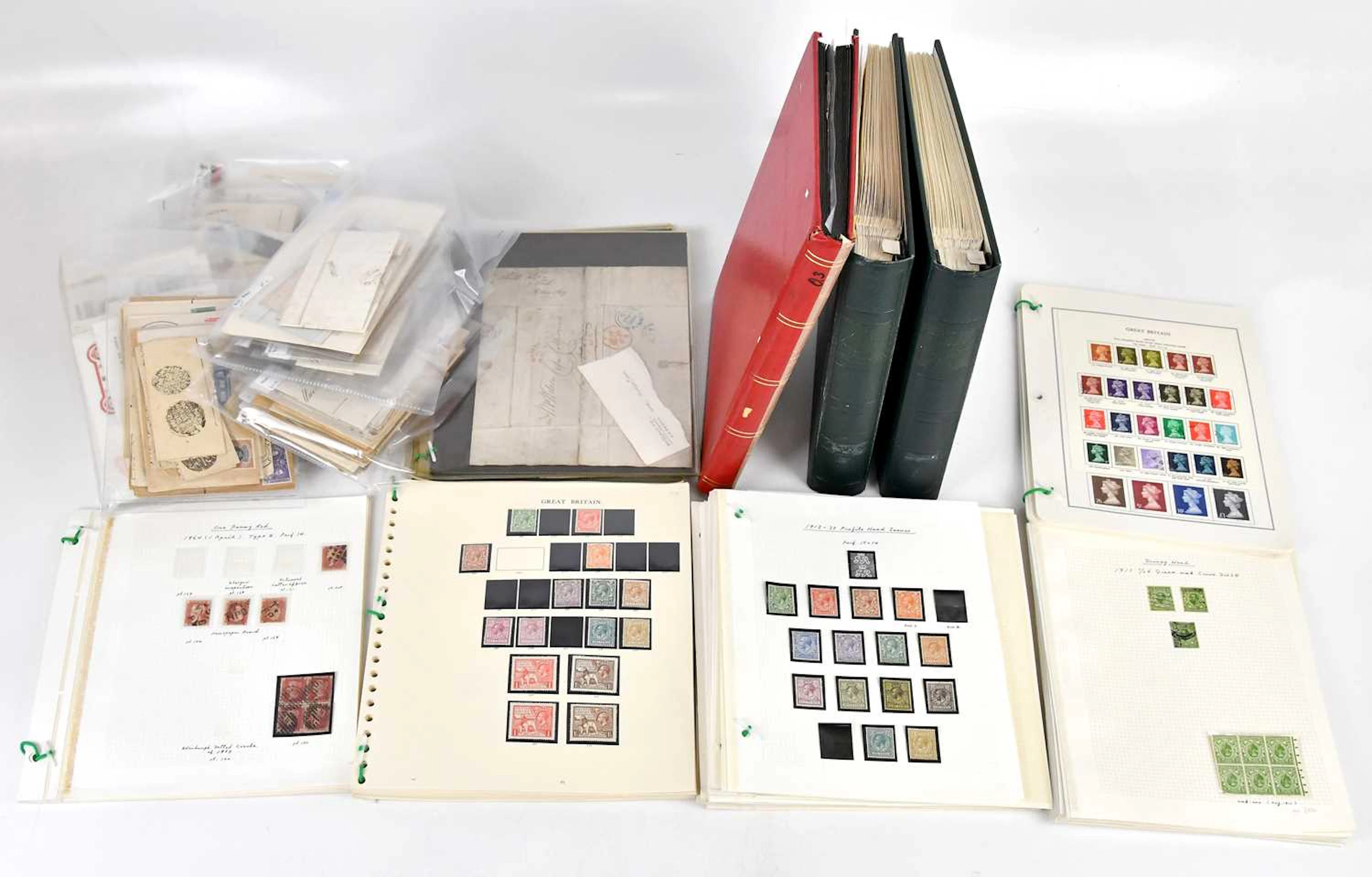 GREAT BRITAIN; a useful semi-specialised collection in...