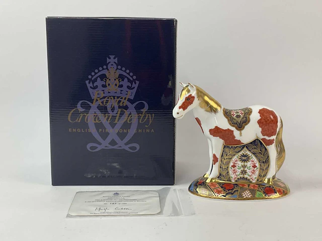 ROYAL CROWN DERBY; 'Falabella' horse figure