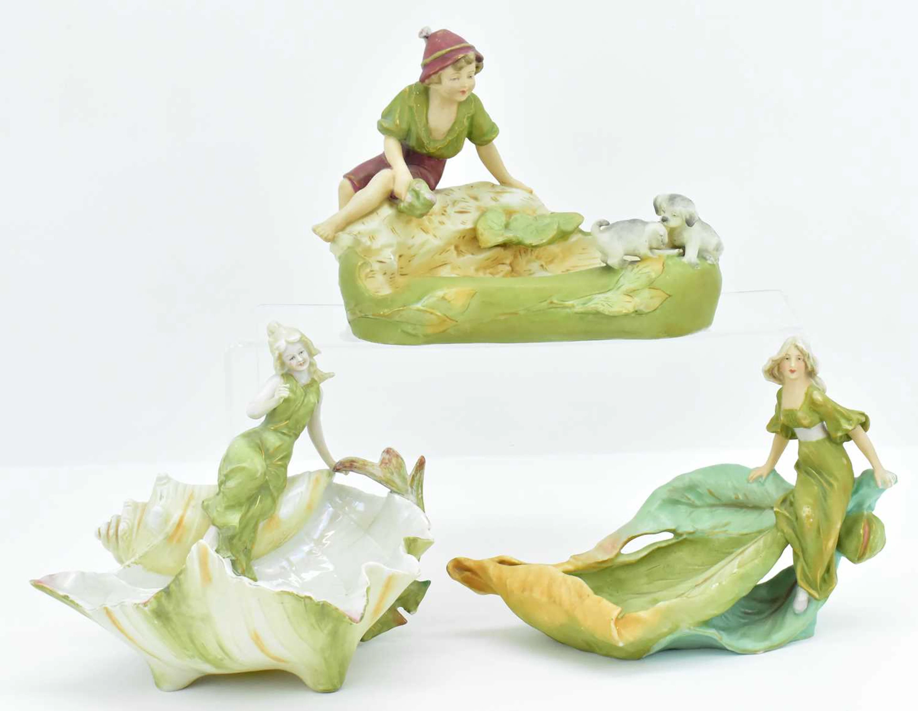 ROYAL DUX; two decorative dishes