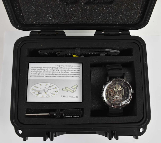 VOSTOK EUROPE; a gentleman's stainless steel 'Max Orido...