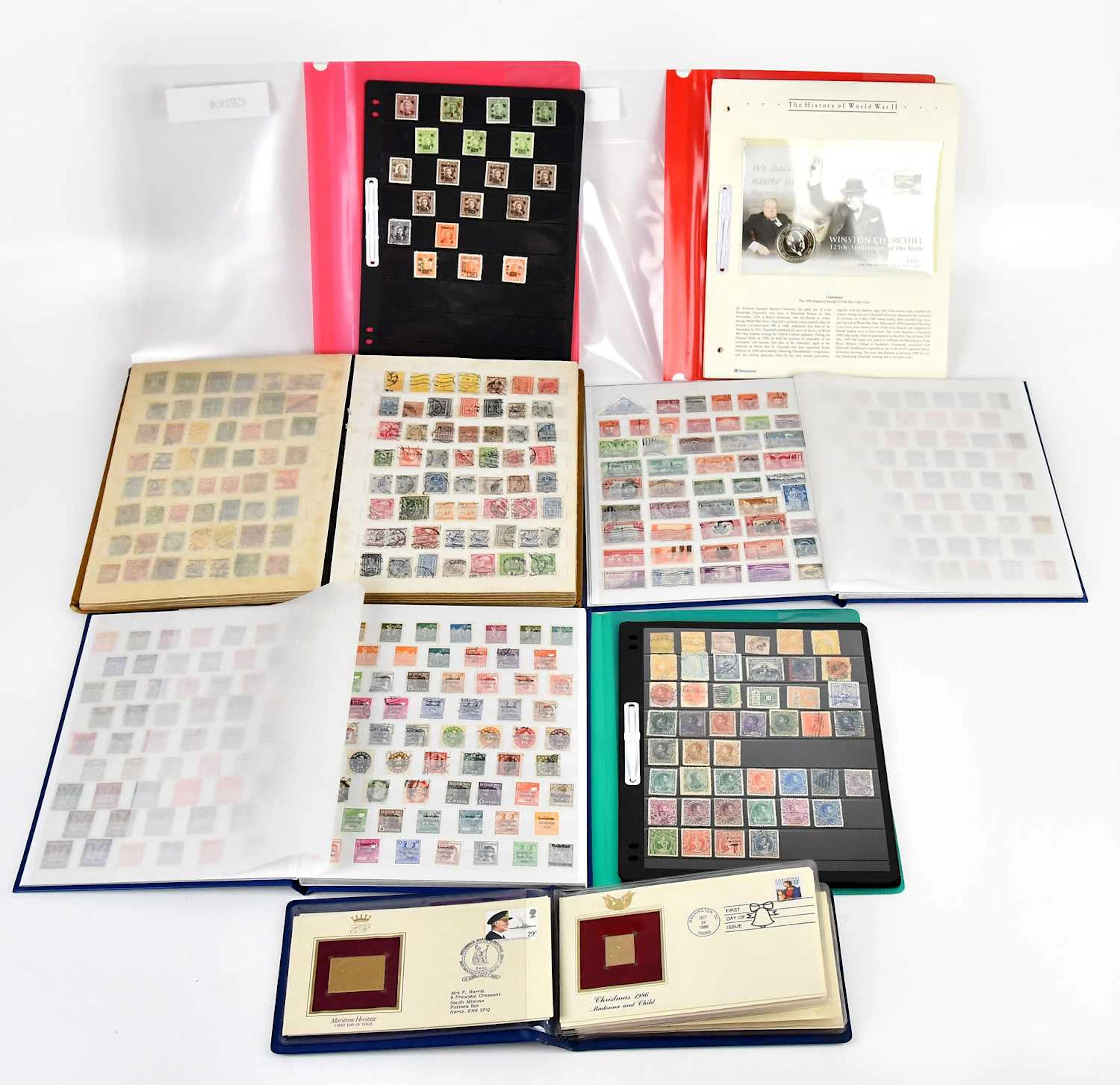 FOREIGN; stock books of European and USA