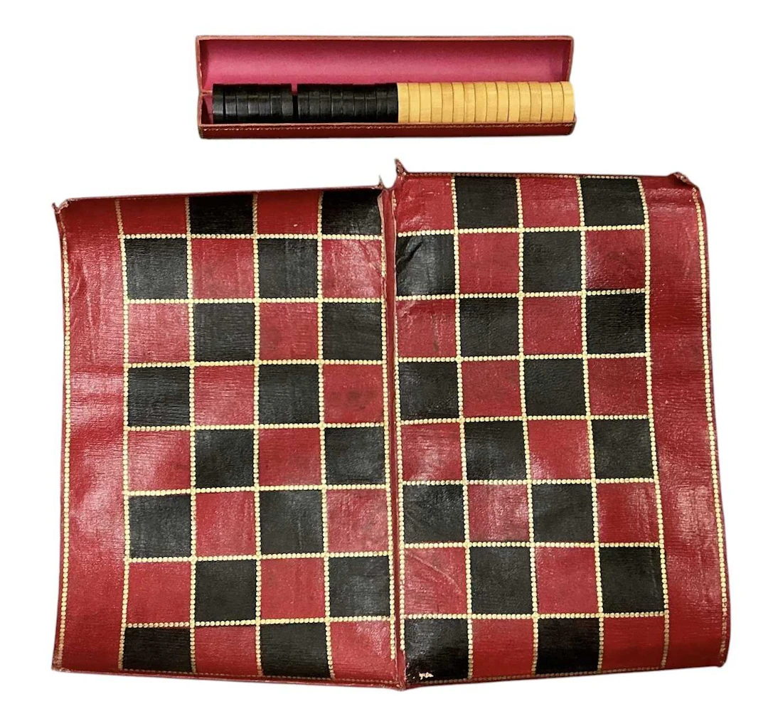 JAQUES: a 19th century patent portable 'B.C.D' backgammon