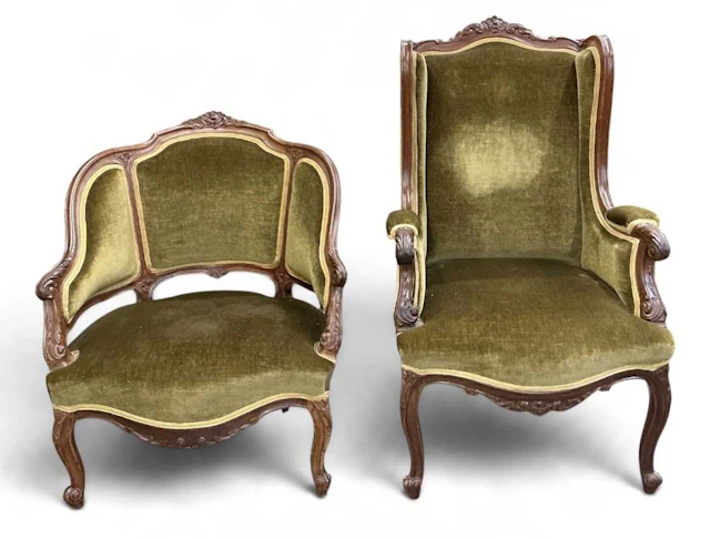 A late 19th/early 20th century French carved mahogany...