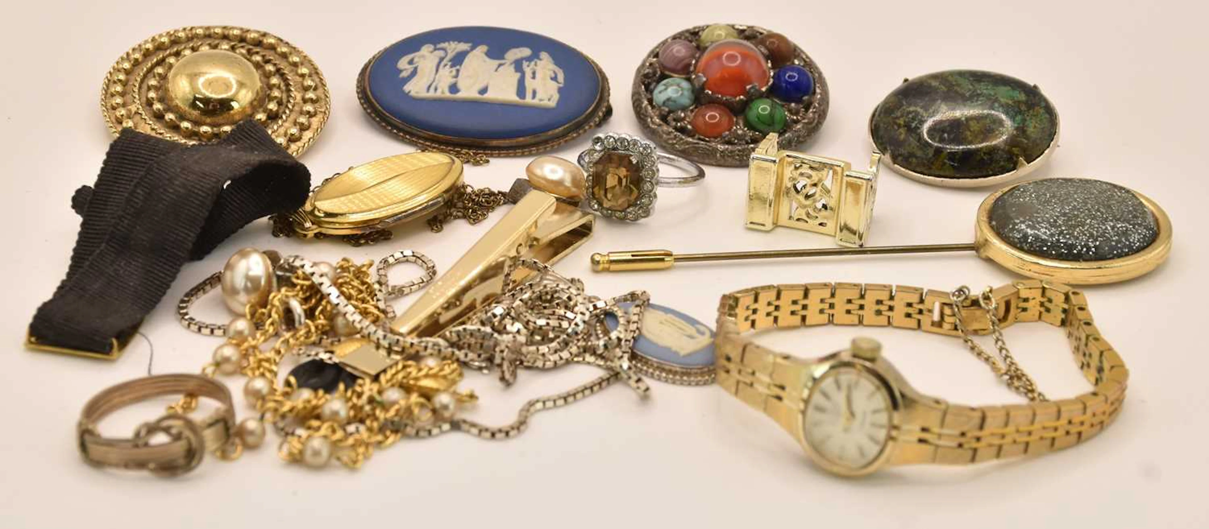 ROTARY; a lady's gold plated watch