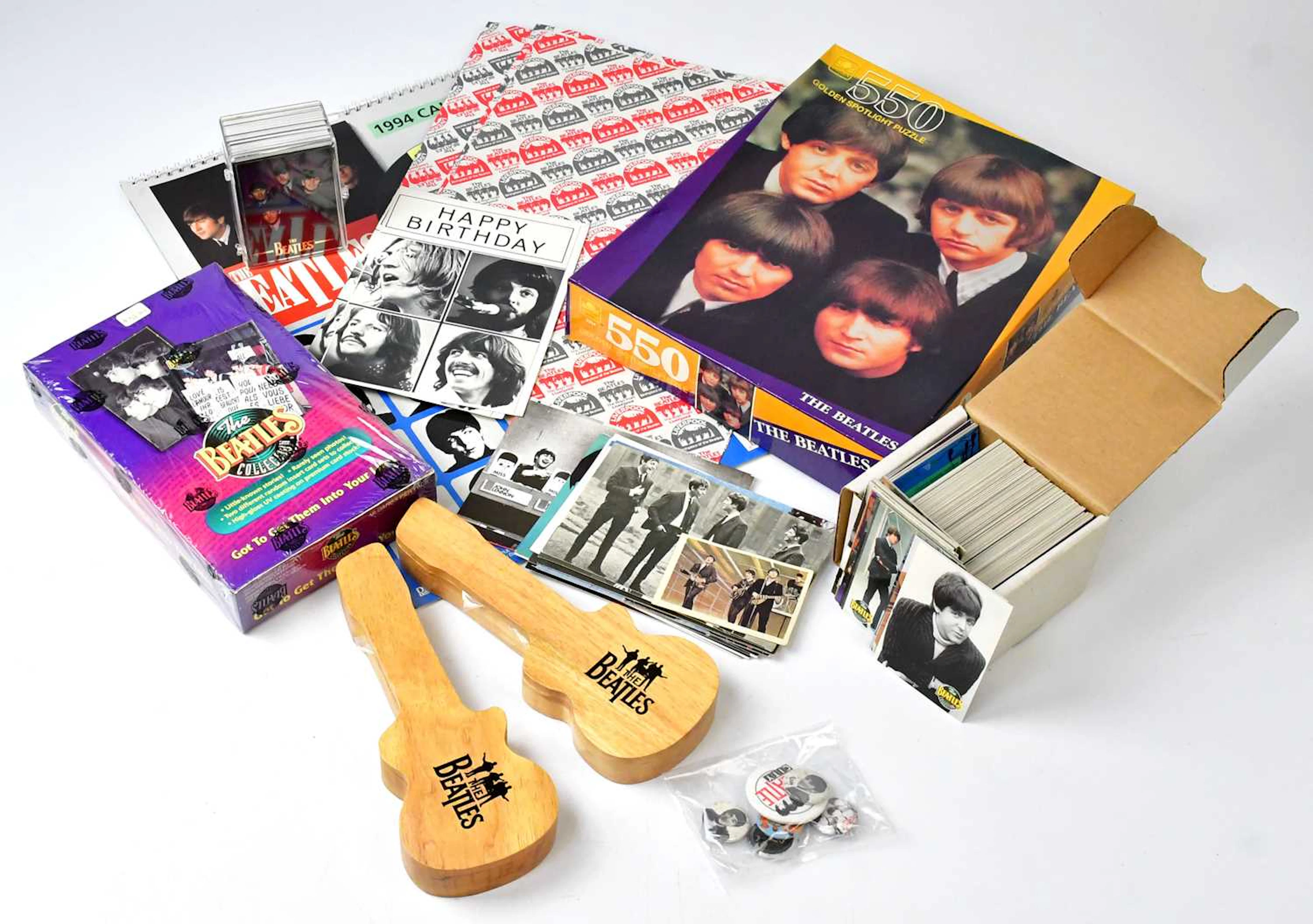 THE BEATLES; a collection of trading cards