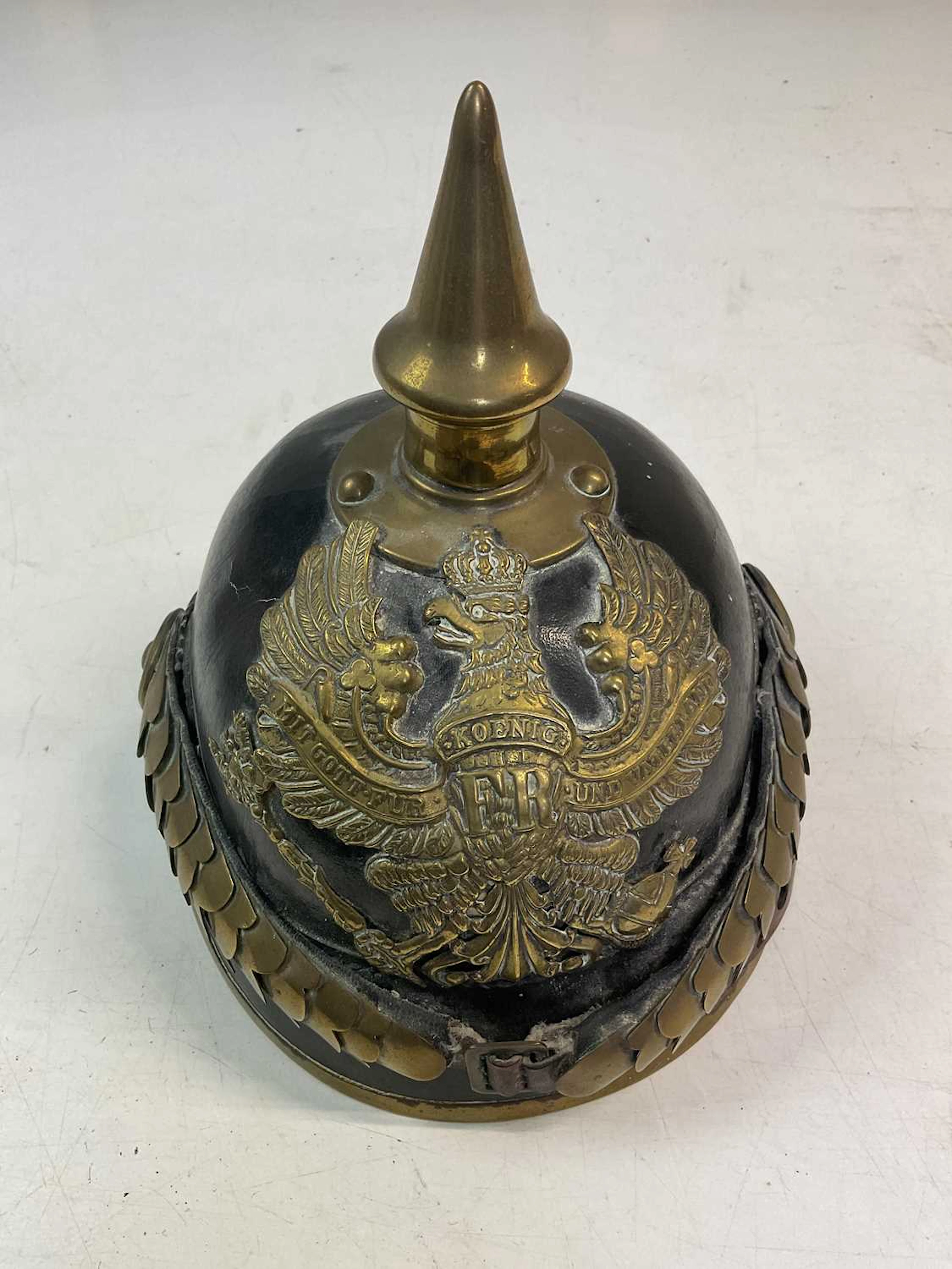 A reproduction Imperial Prussian Pickelhaub