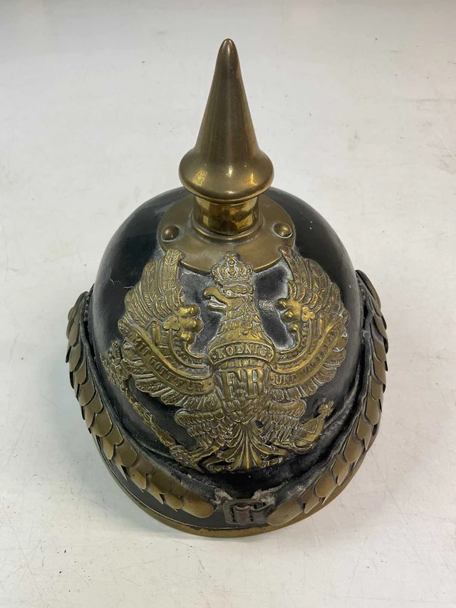 A reproduction Imperial Prussian Pickelhaub