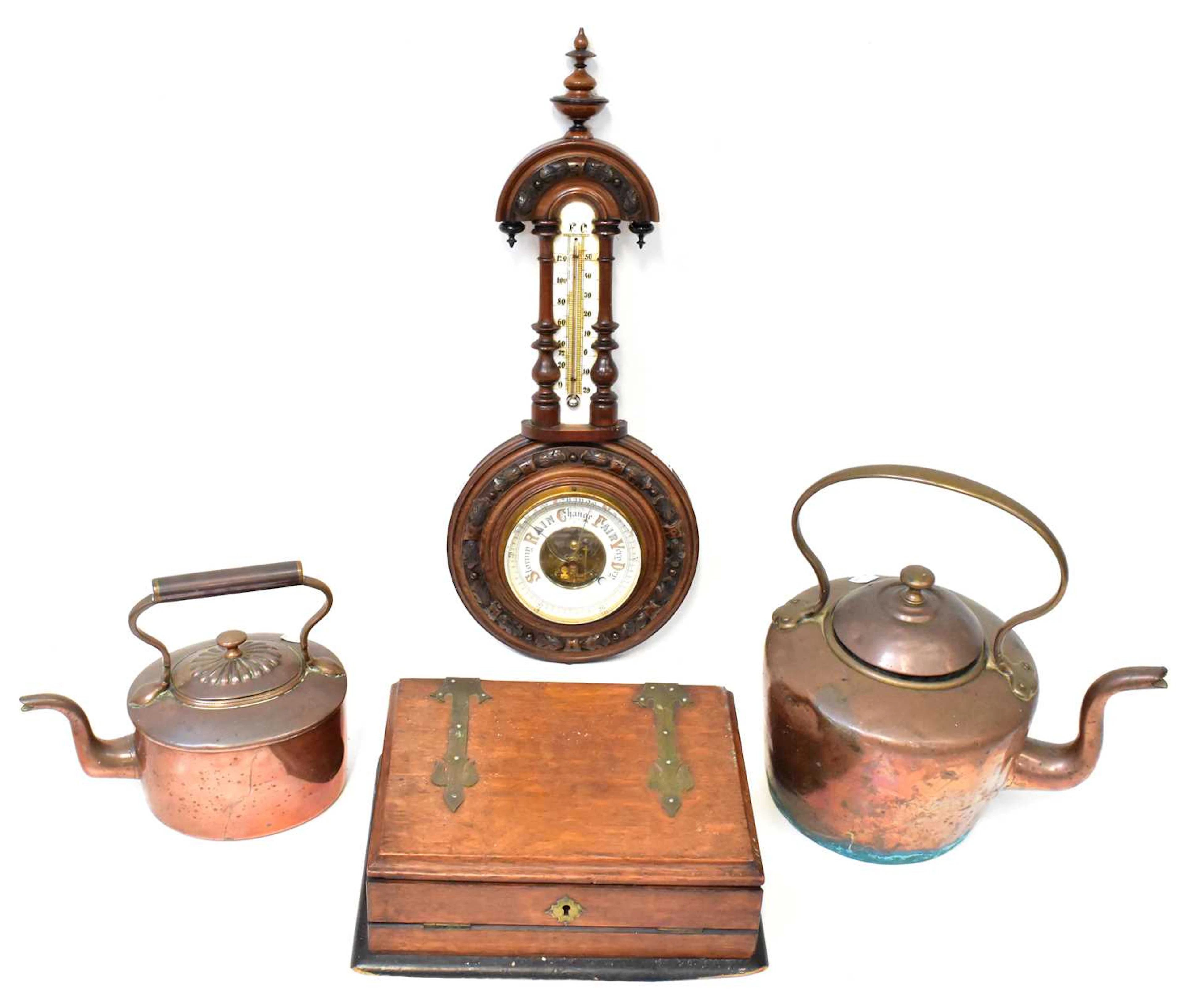 Two 19th century copper kettles