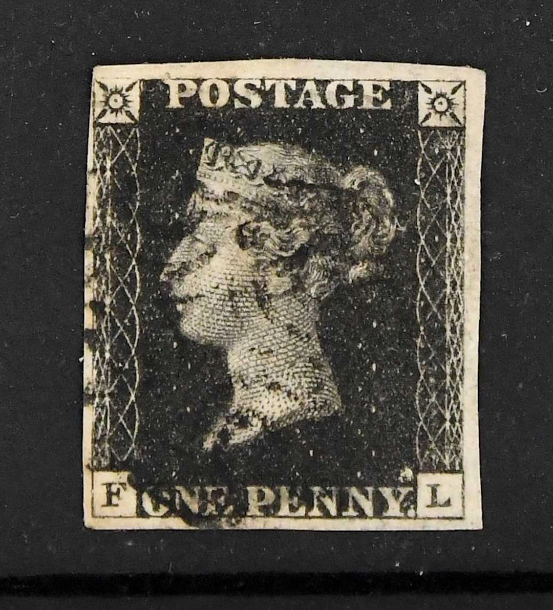 GREAT BRITAIN; 1840 1d black