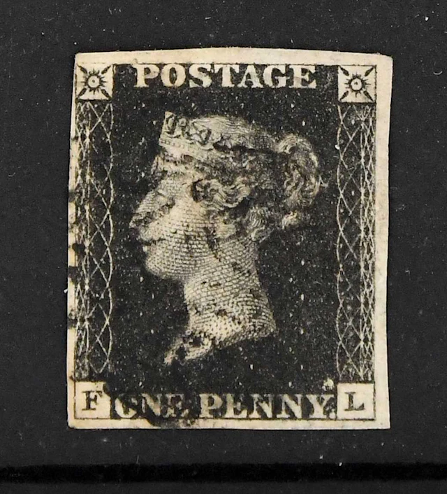GREAT BRITAIN; 1840 1d black