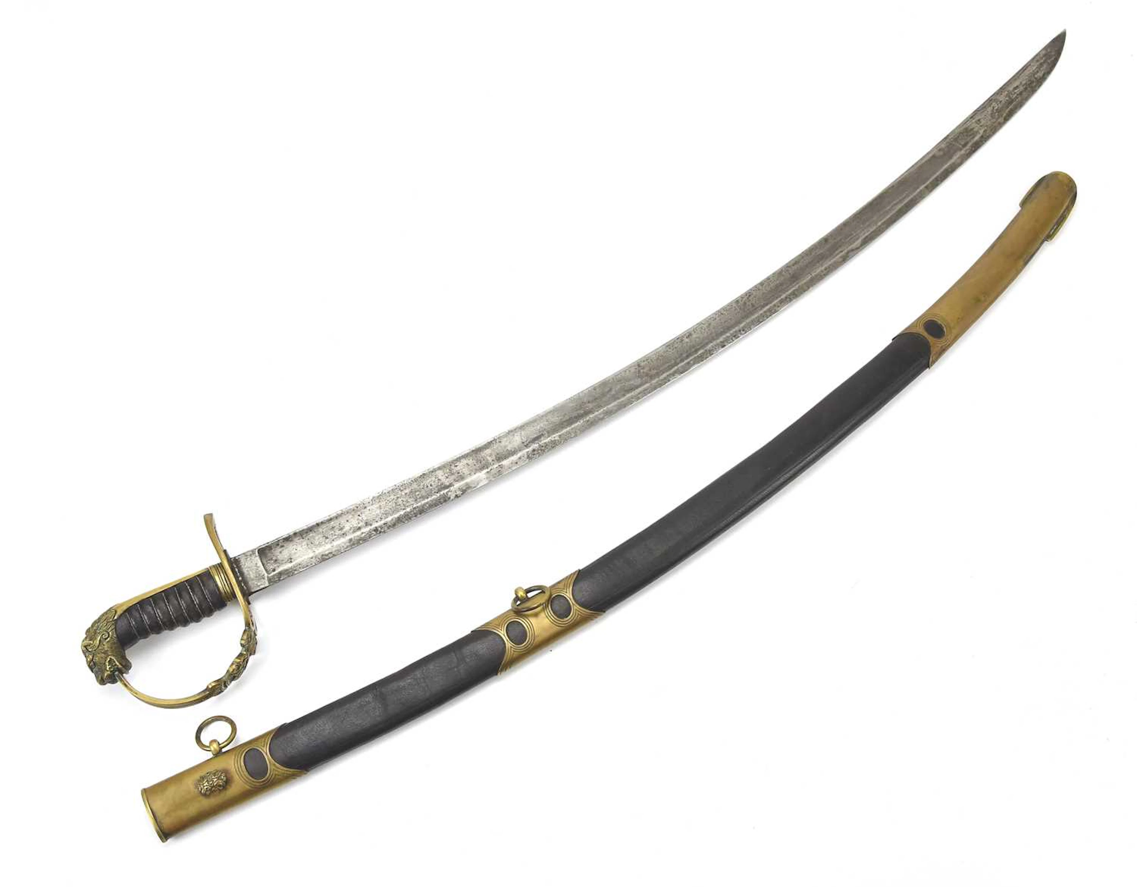 A 1796 style light cavalry sabre