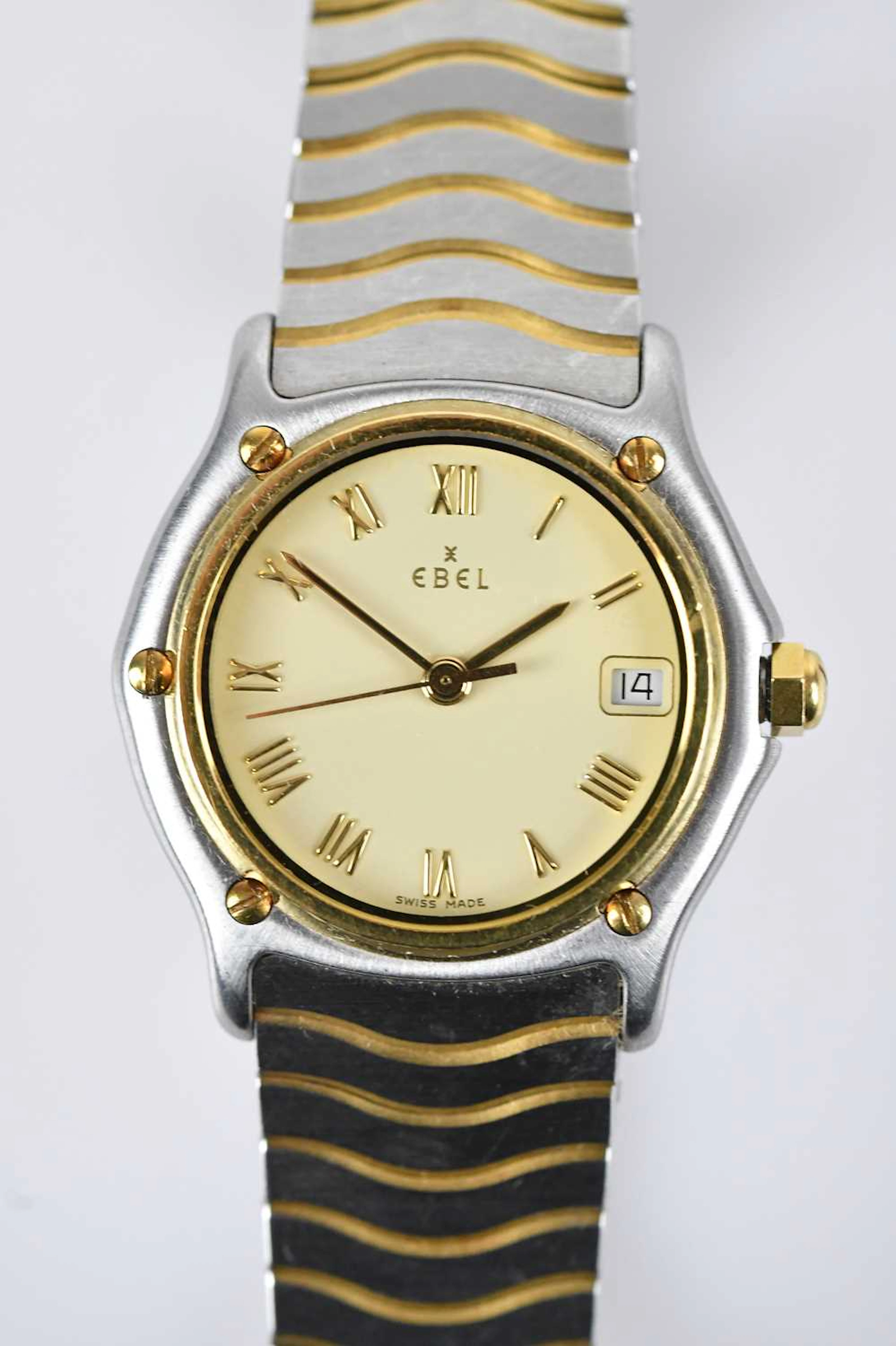 EBEL; a lady's Sport Wave bimetal wristwatch