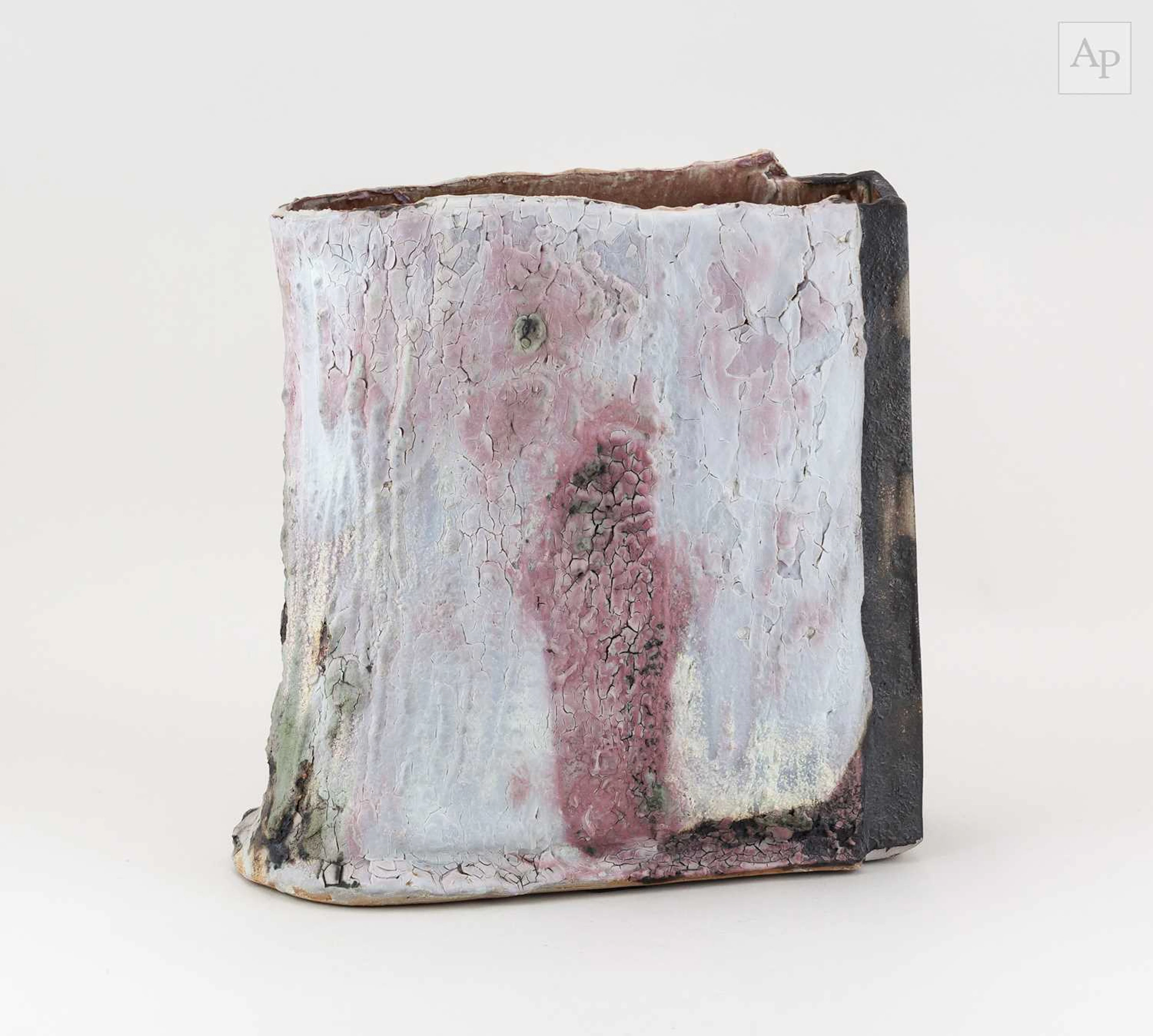EDDIE CURTIS (born 1953); a large sculptural stoneware...