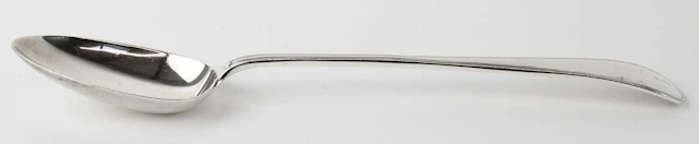 WILLIAM HUTTON & SONS LTD; a George V hallmarked silver basting spoon