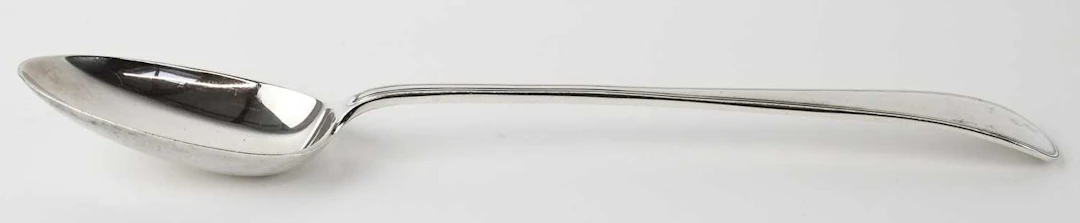 WILLIAM HUTTON & SONS LTD; a George V hallmarked silver basting spoon