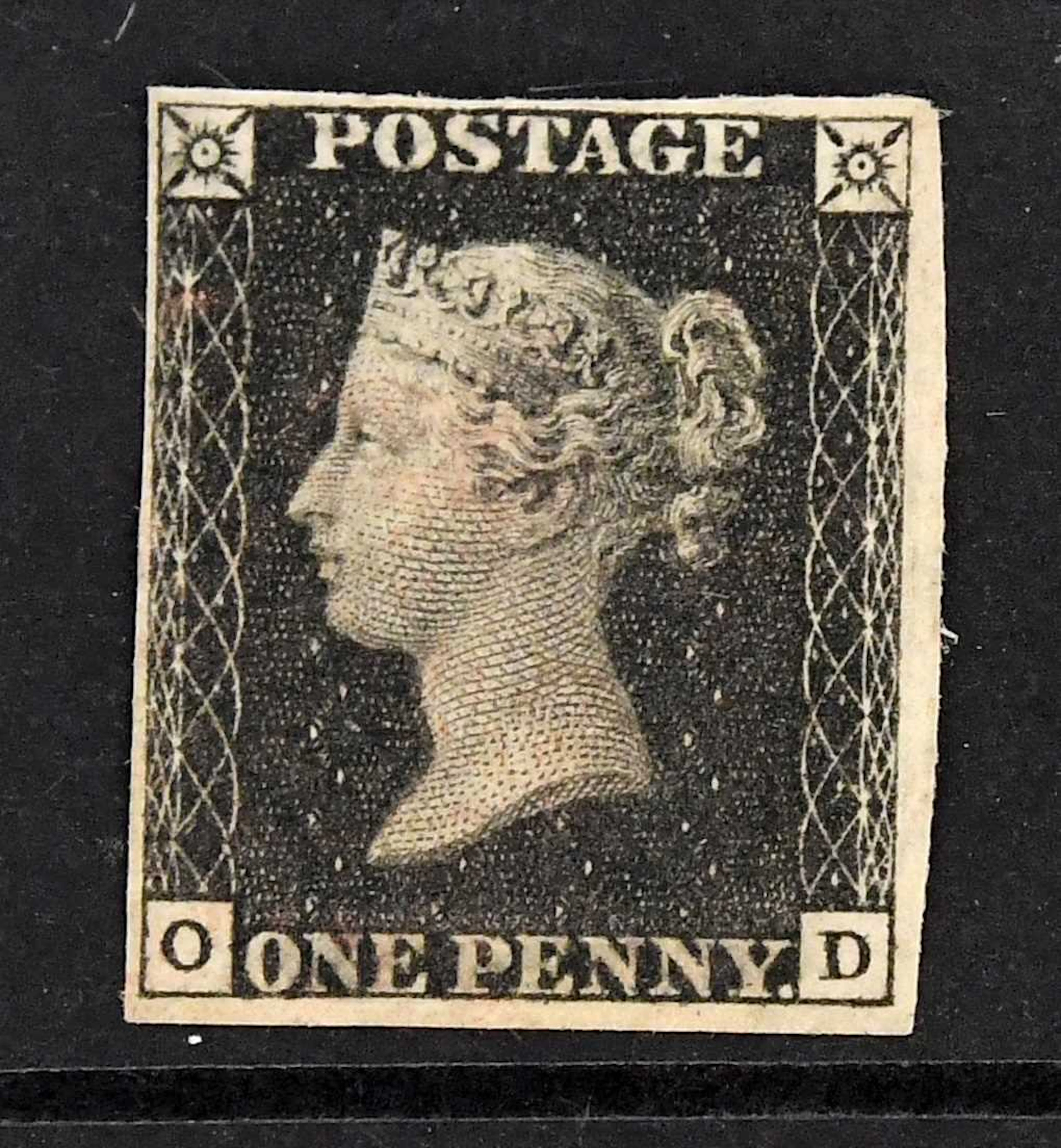 GREAT BRITAIN; 1840 1d black