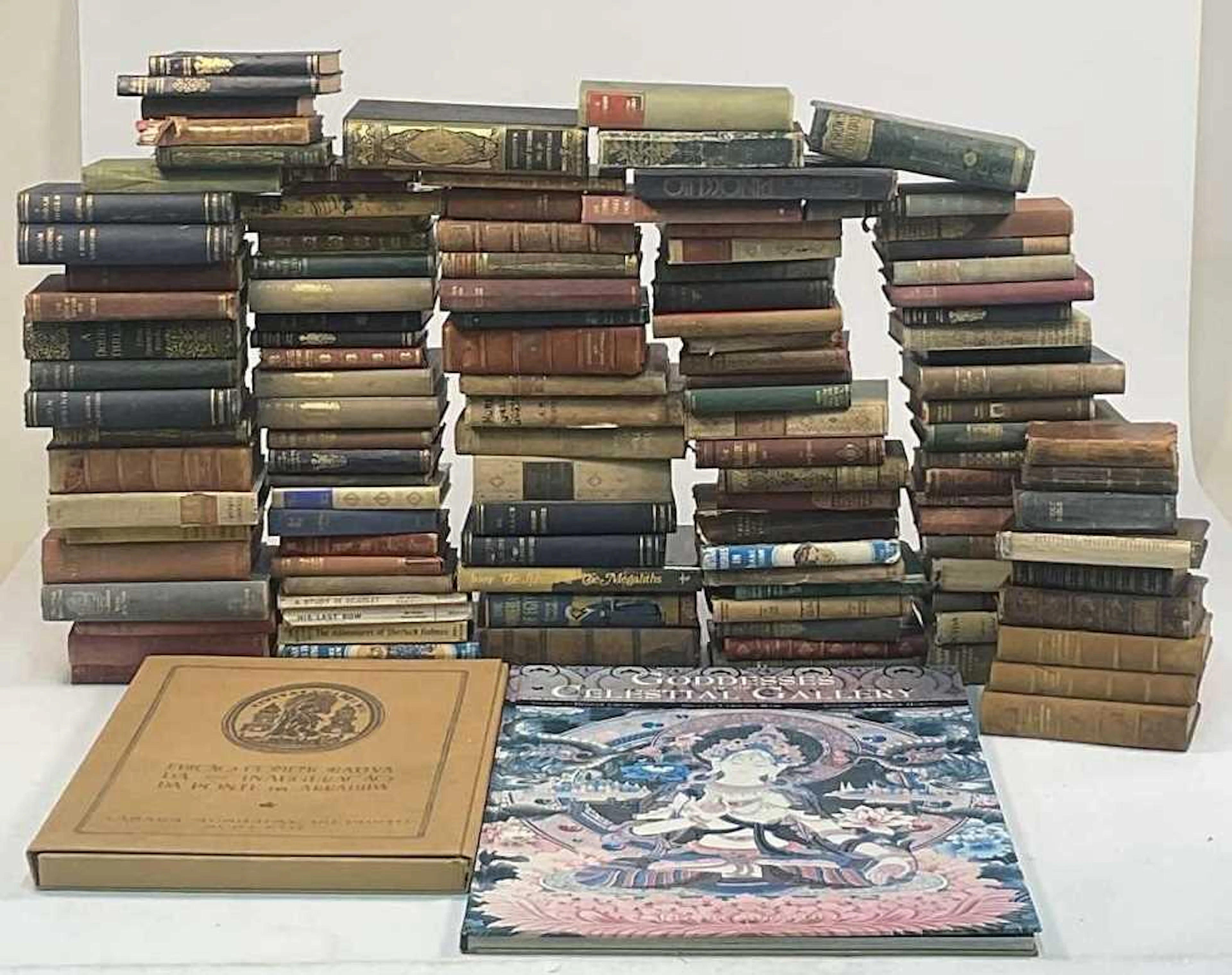 A large quantity of books