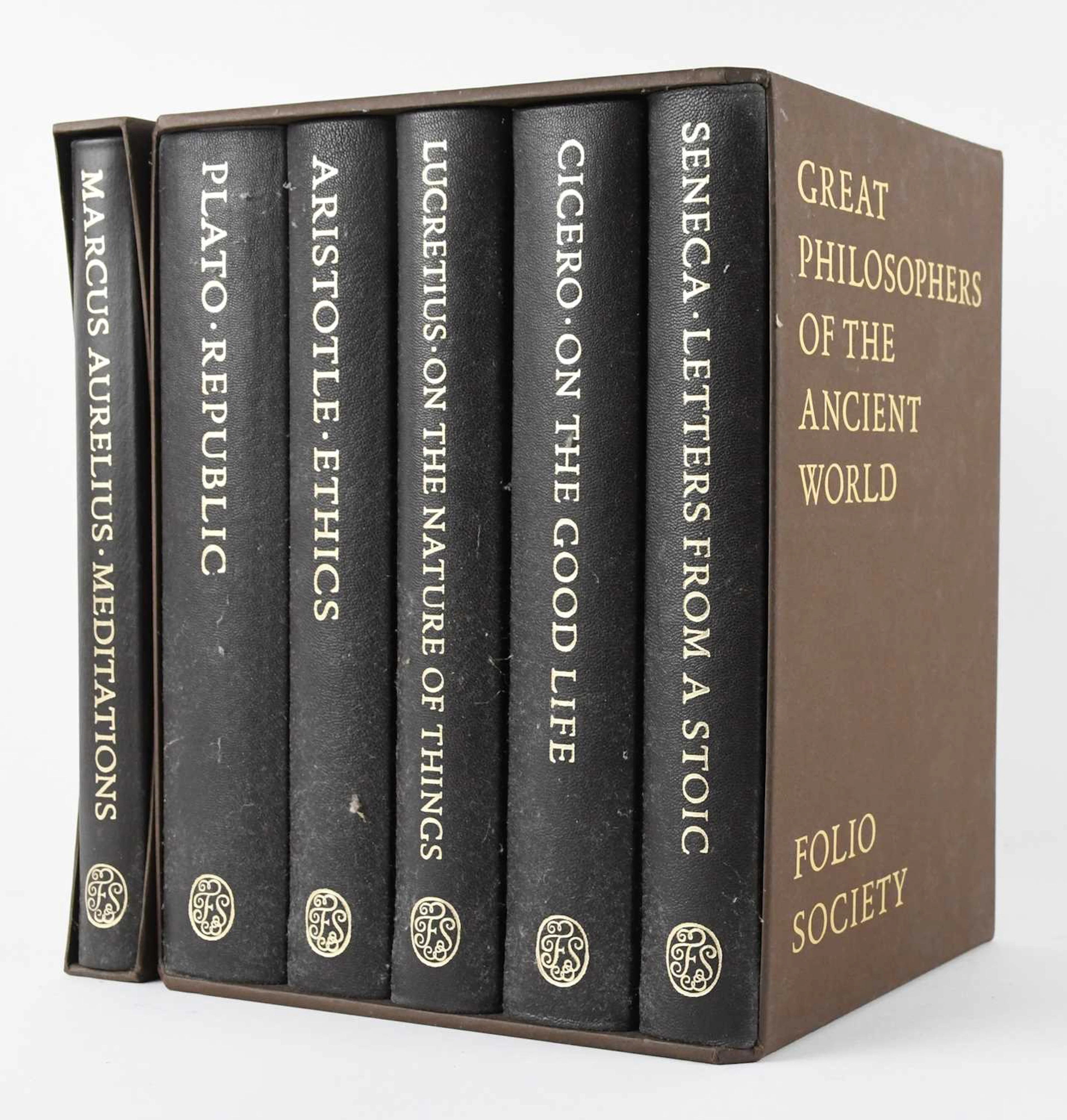 FOLIO SOCIETY; a cased five-volume set including 'Plato Republic'