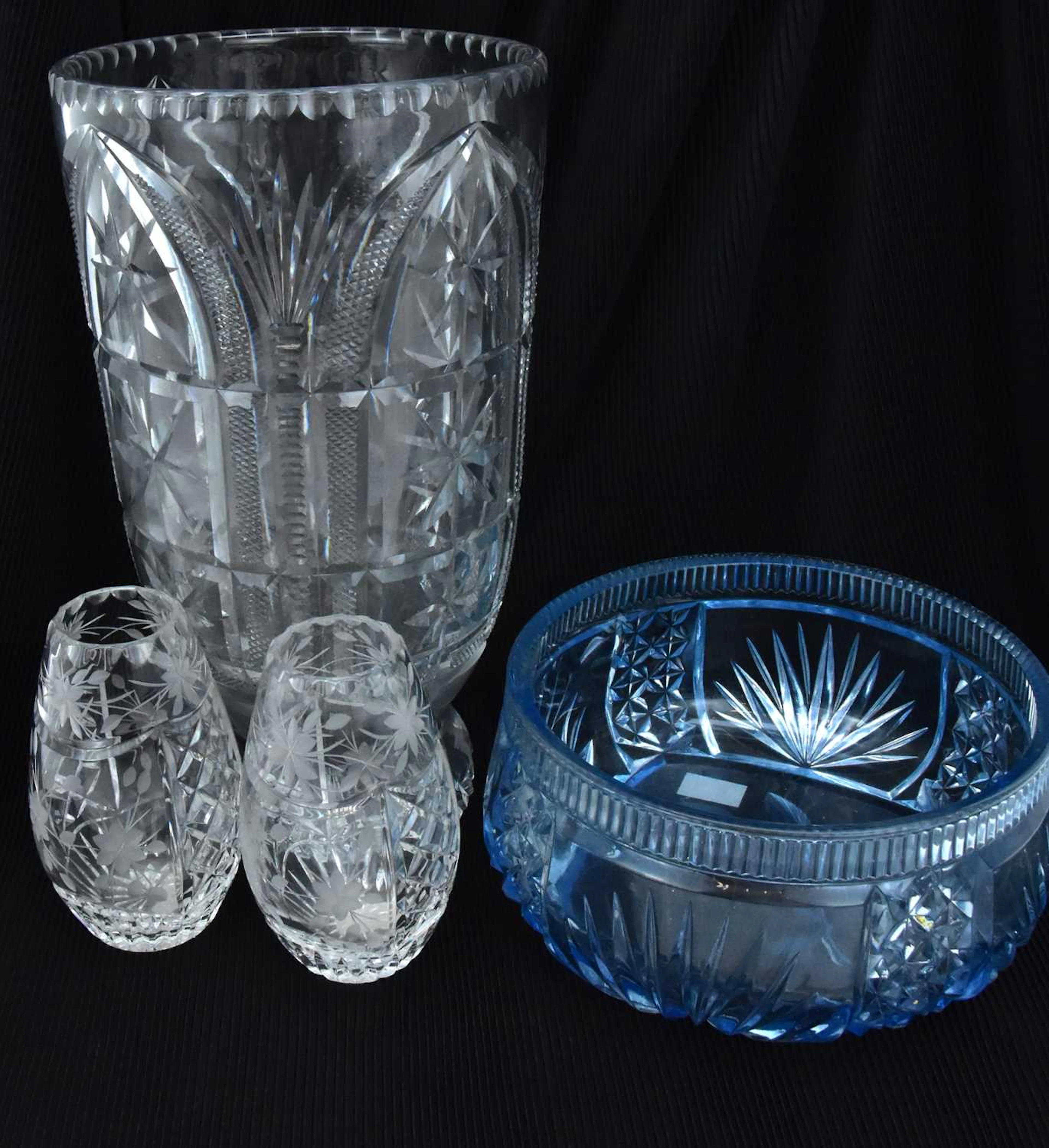 THOMAS WEBB; a very large and impressively cut crystal...