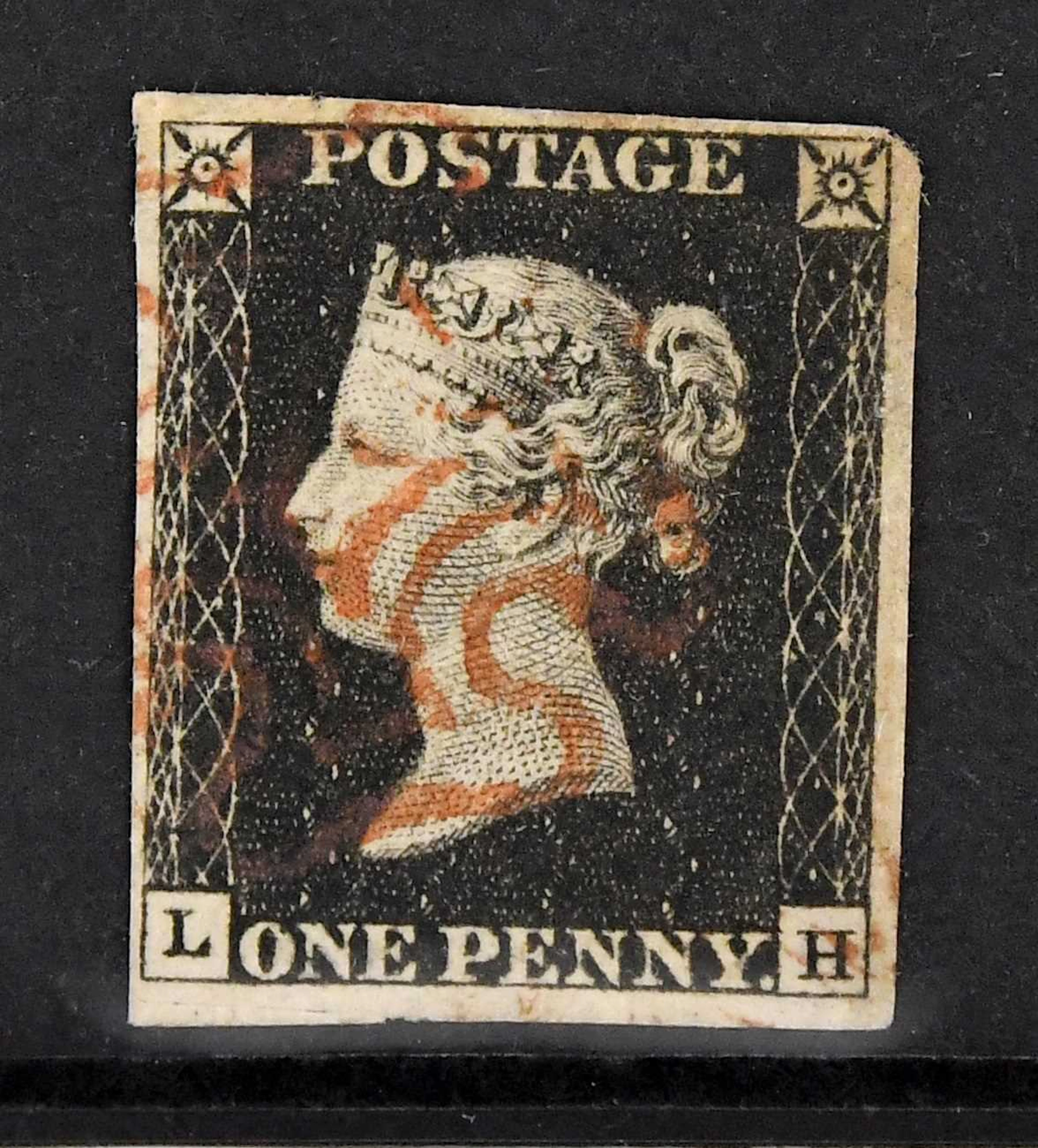 GREAT BRITAIN; 1840 1d black
