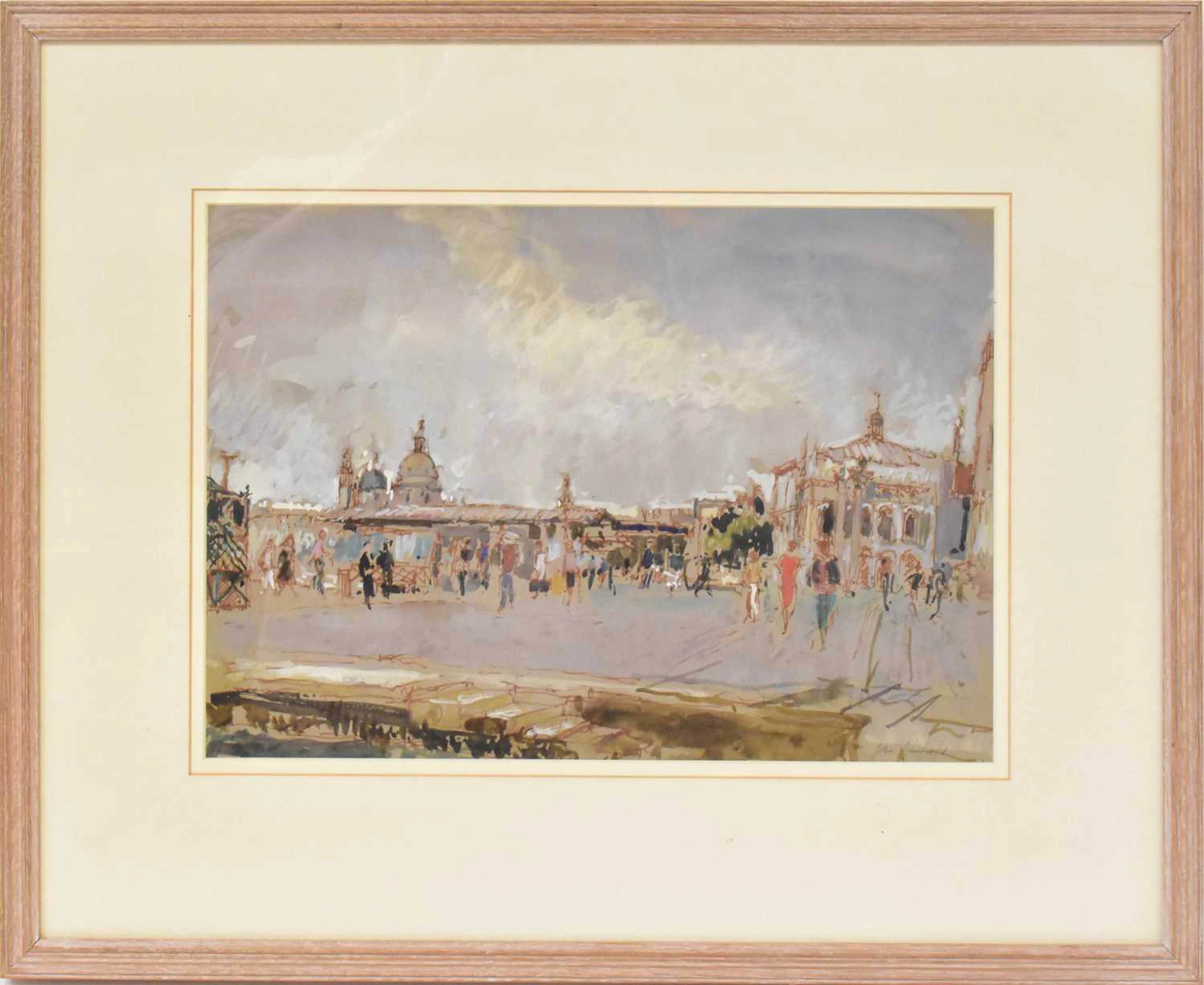 JOHN LINFIELD (born 1930); watercolour